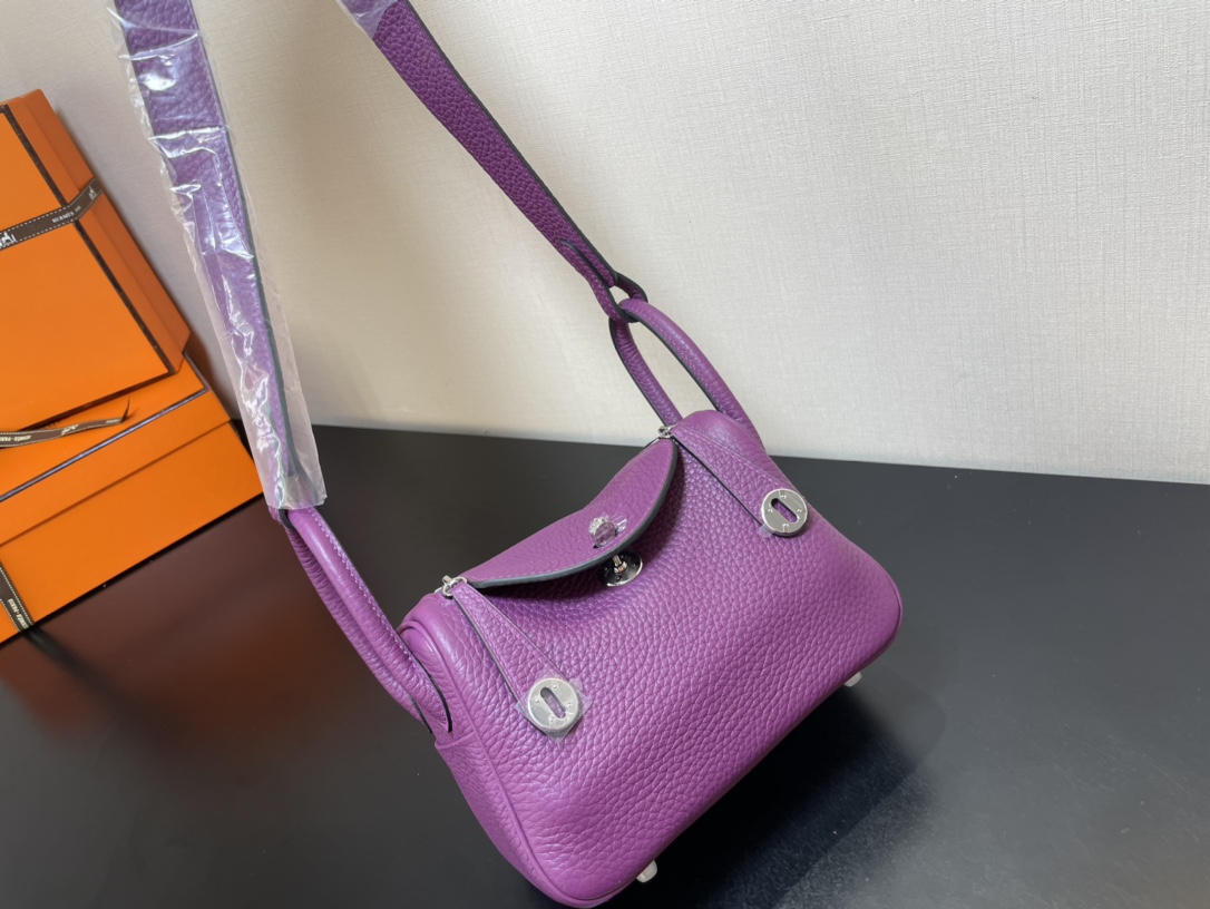 H**mes lindy 19-togo leather-19cm