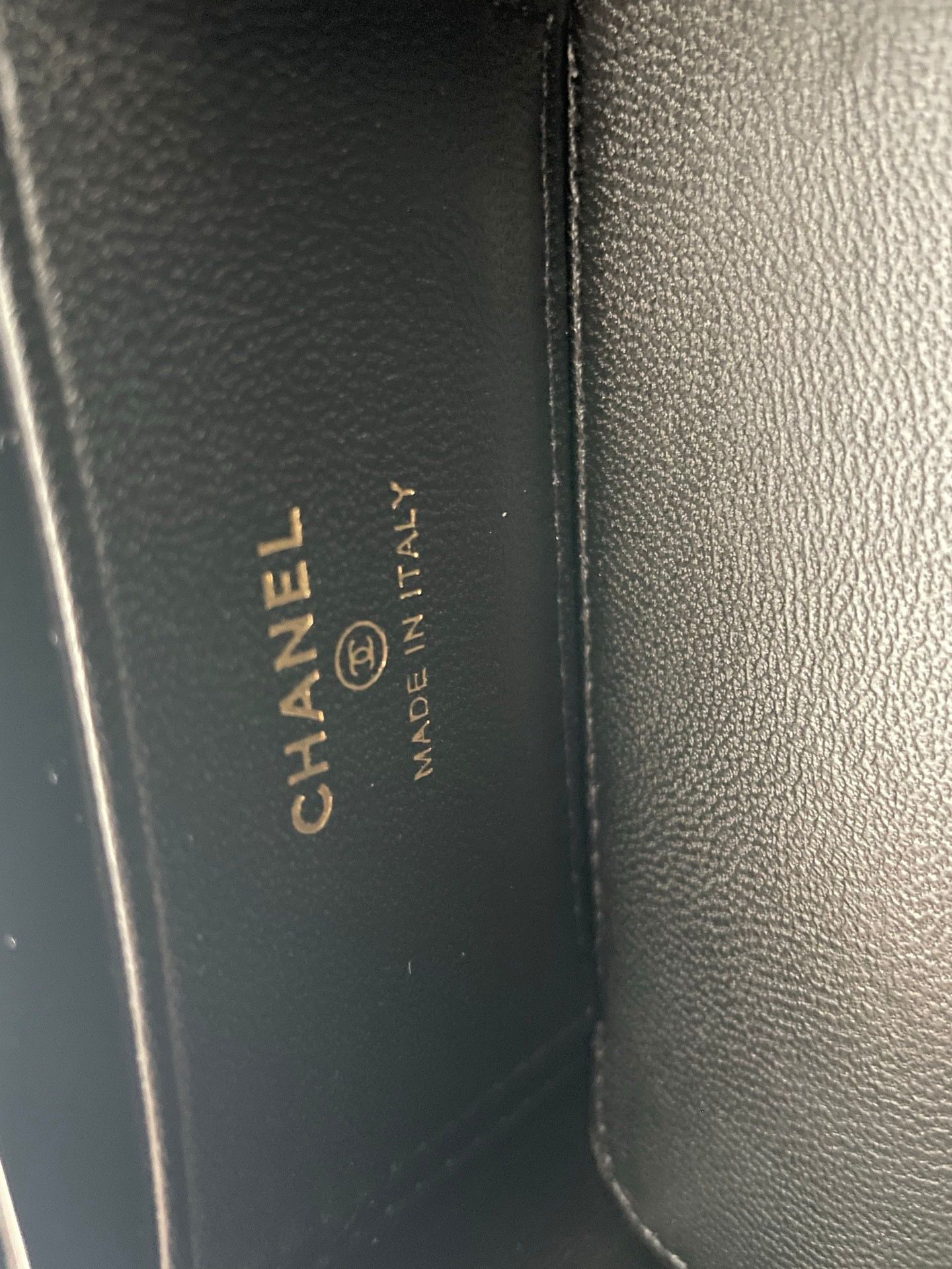 Ch@nel Cosmetic Bag-Caviar-BAG-2365324