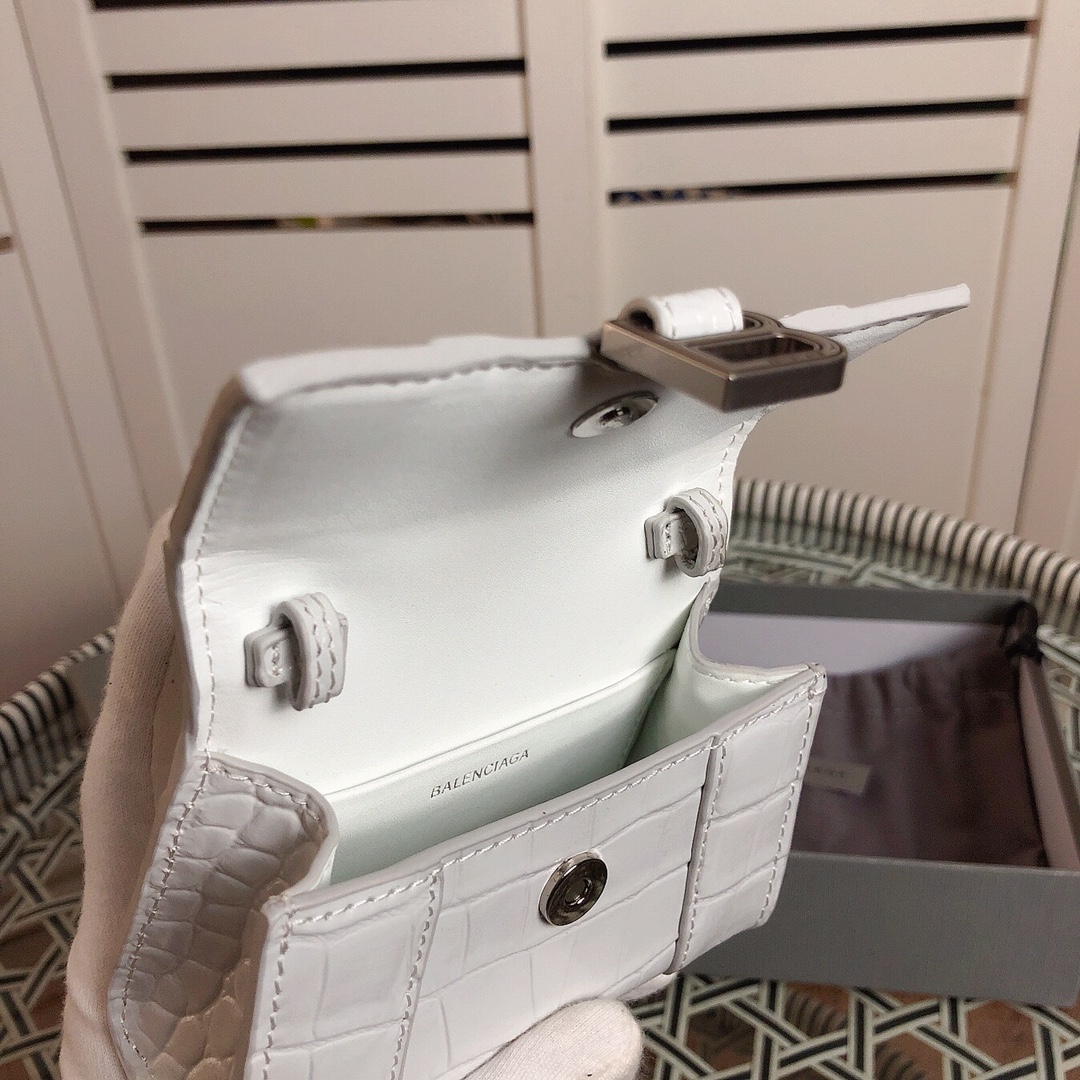 Ba*len*cia*ga mini hourglass-11.5*14*4.5cm