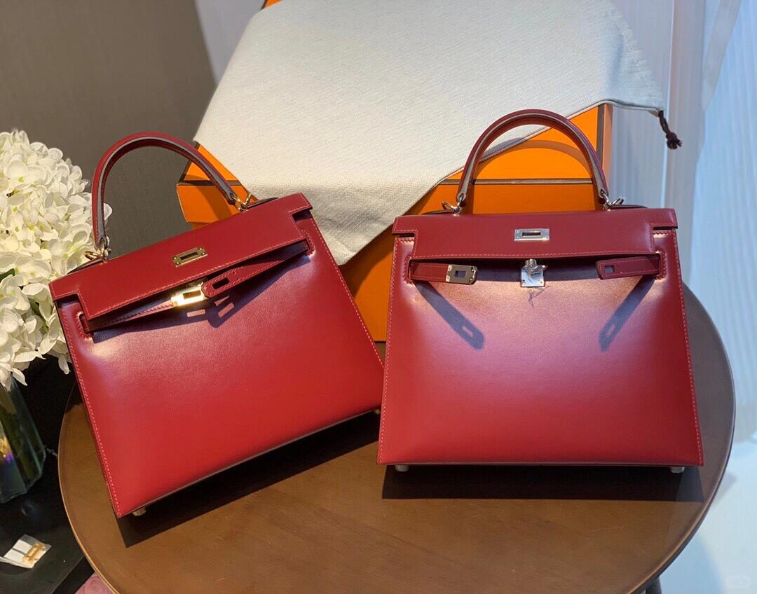 H**me5 kelly 25cm-box leather