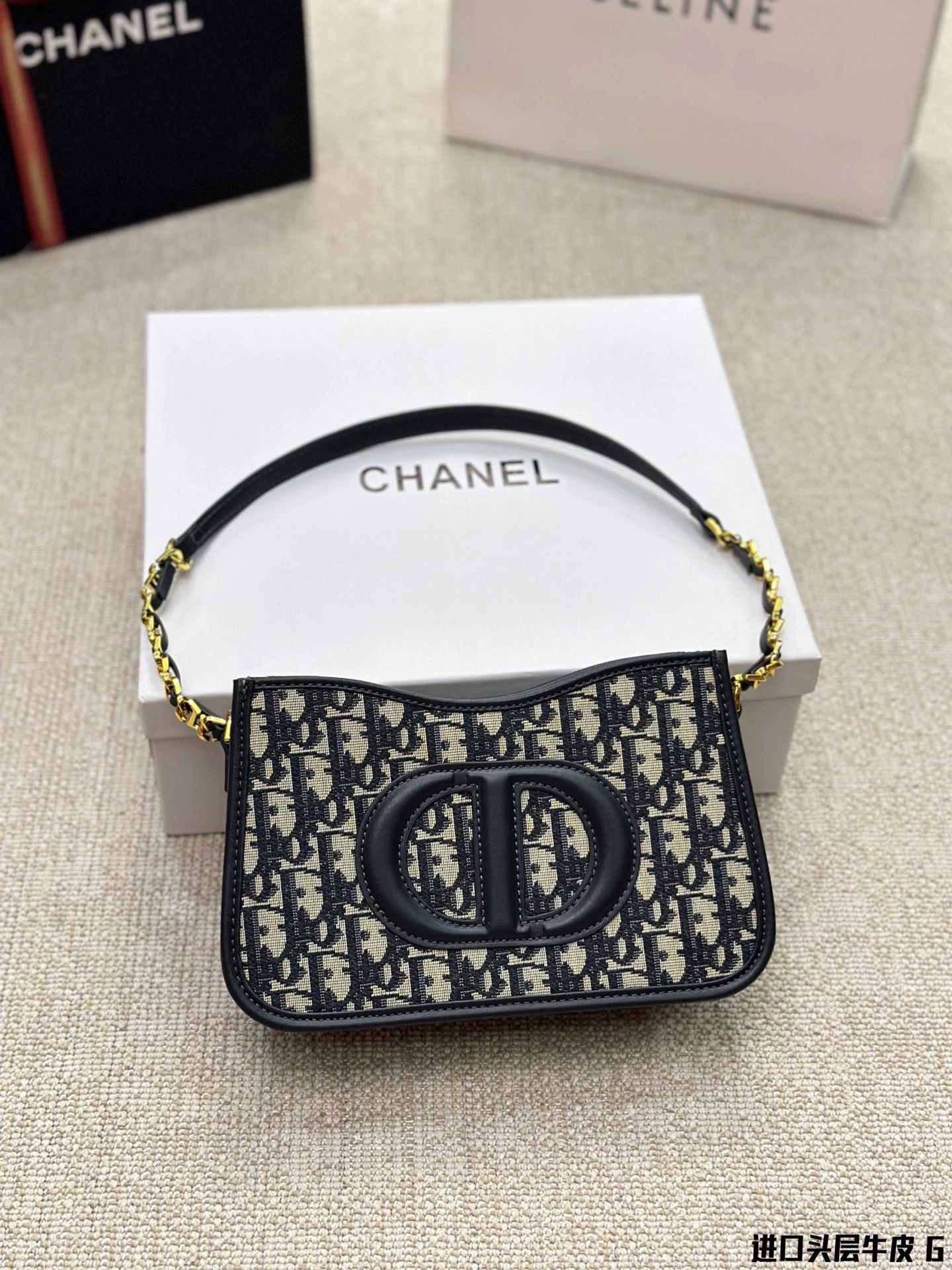 D*or saddle messenger bag-23.5*14.5*6cm