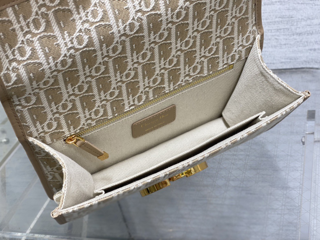 Di0r Montaigne Bag-25*16.5*8CM