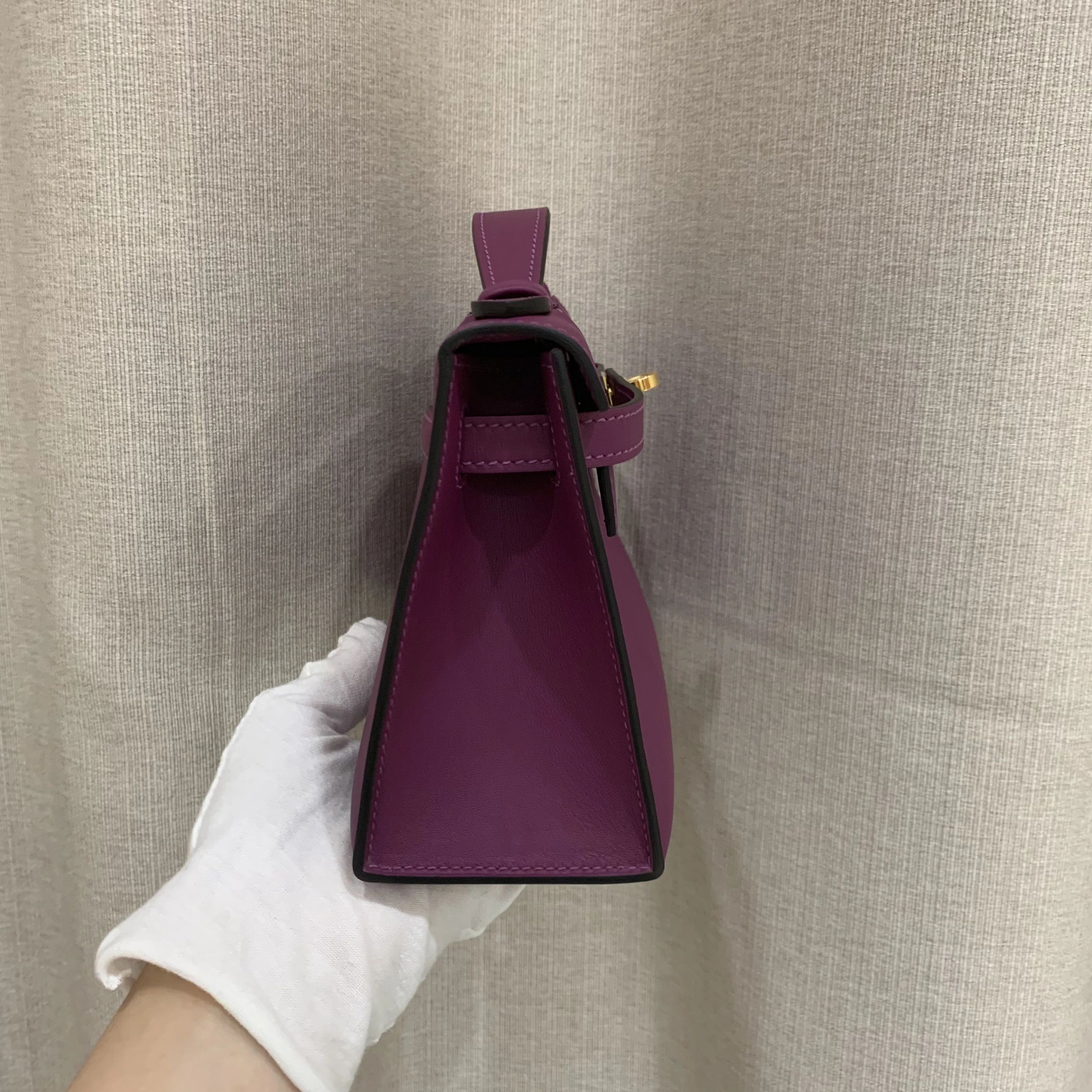 H**mes mini kelly pochette-swift -22cm