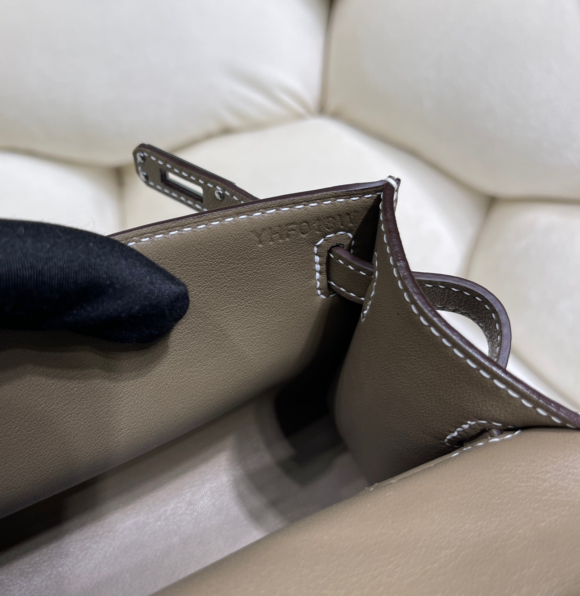 H**mes mini kelly pochette-epsom leather-22cm