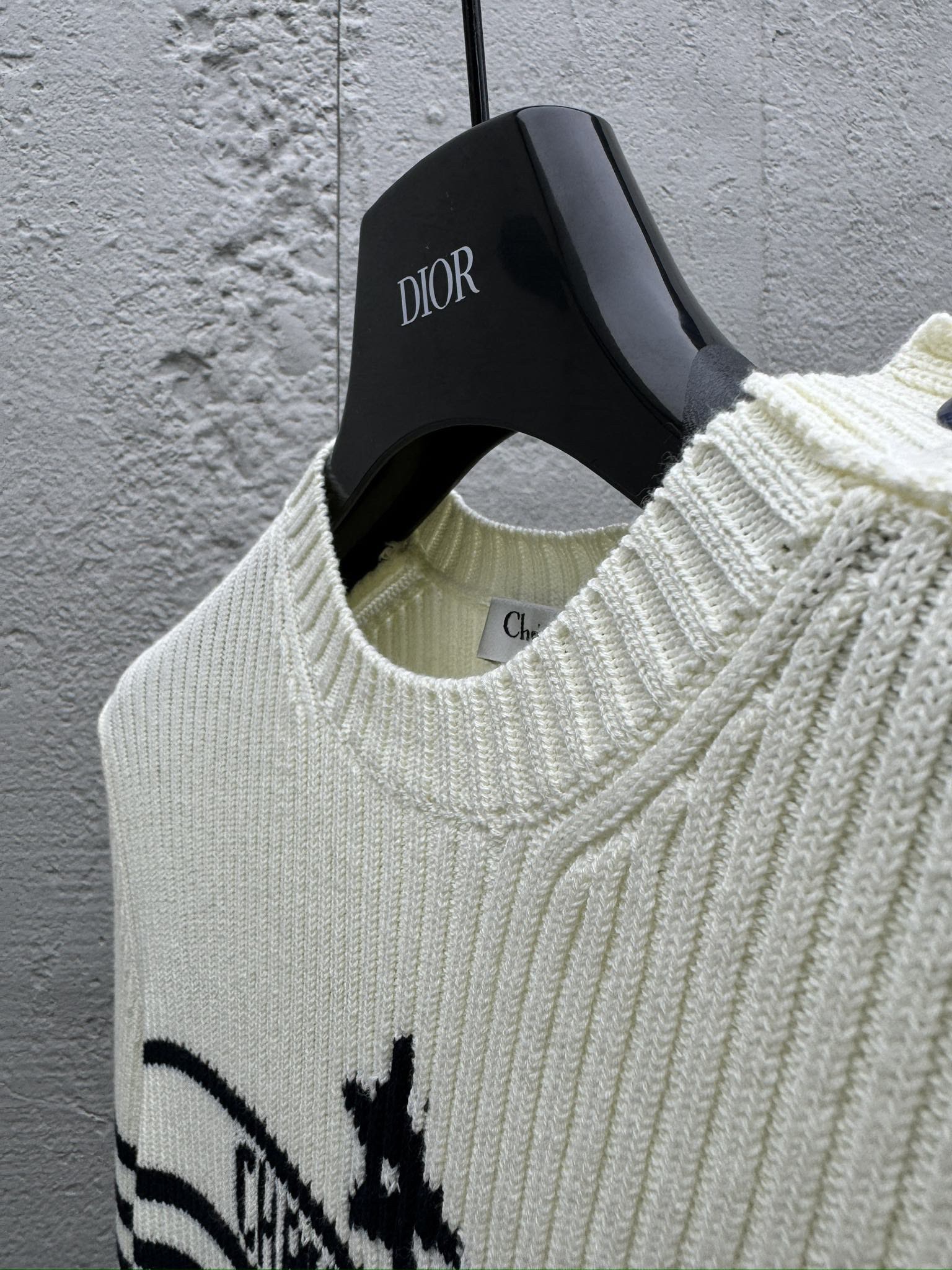 cd 23fw lucky star knitted botT0m shirt