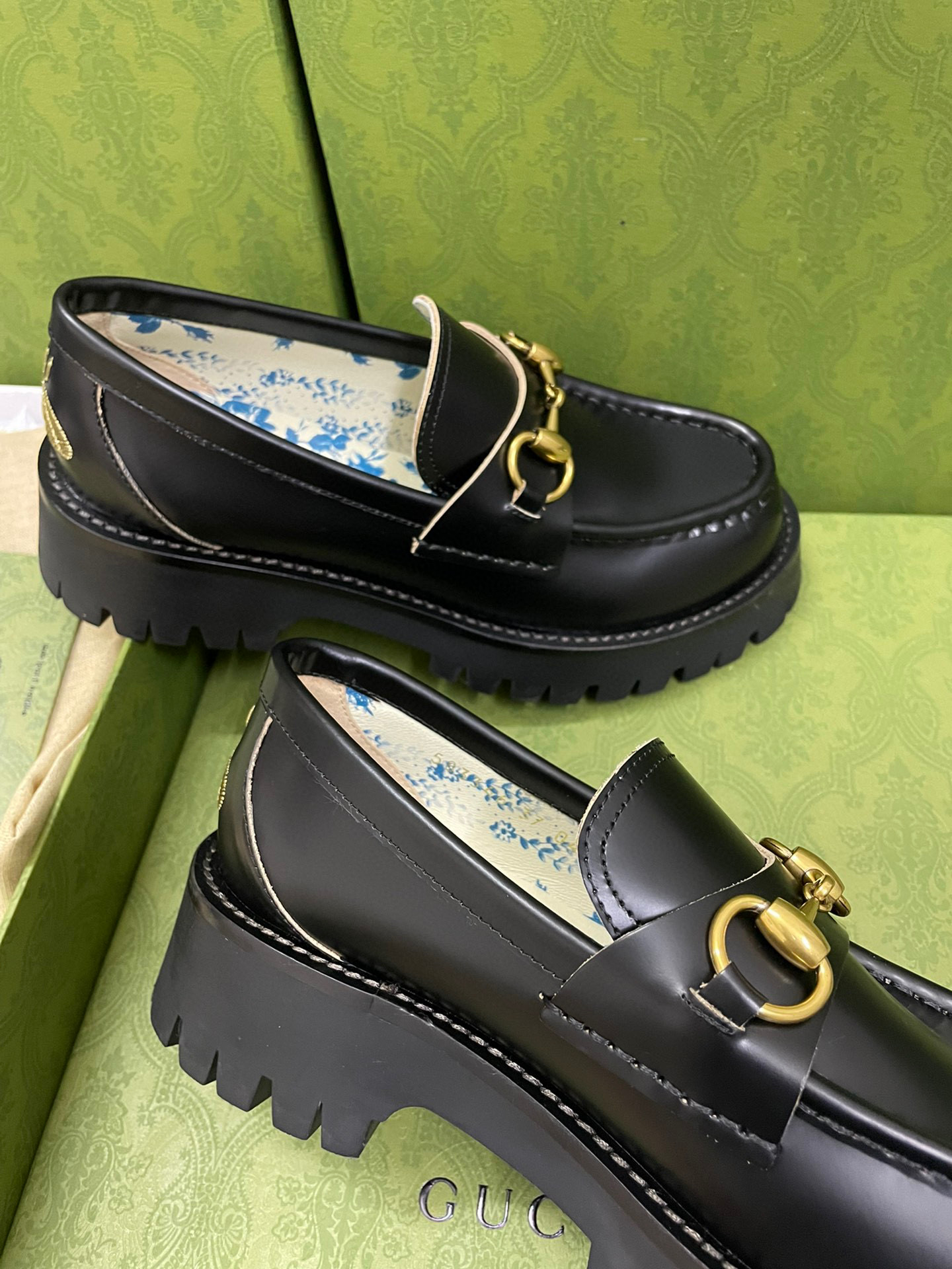 G*u*i loafers-4.5cm