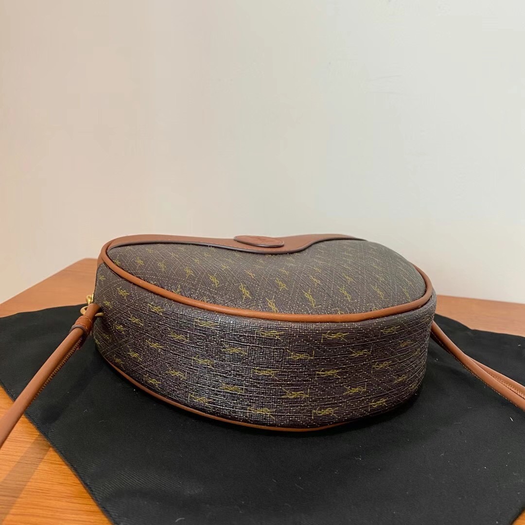 Y*L mongramme coeur bag -20*17*6cm