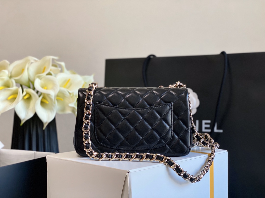 Ch@nel Flap Bag-12*20*6CM