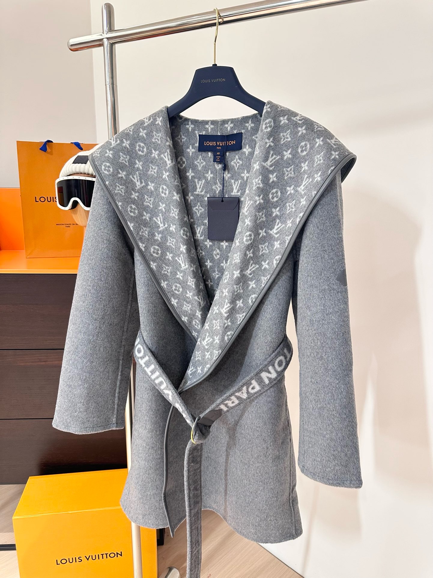 Lou*is Vuitt*on Wool Trench Coat