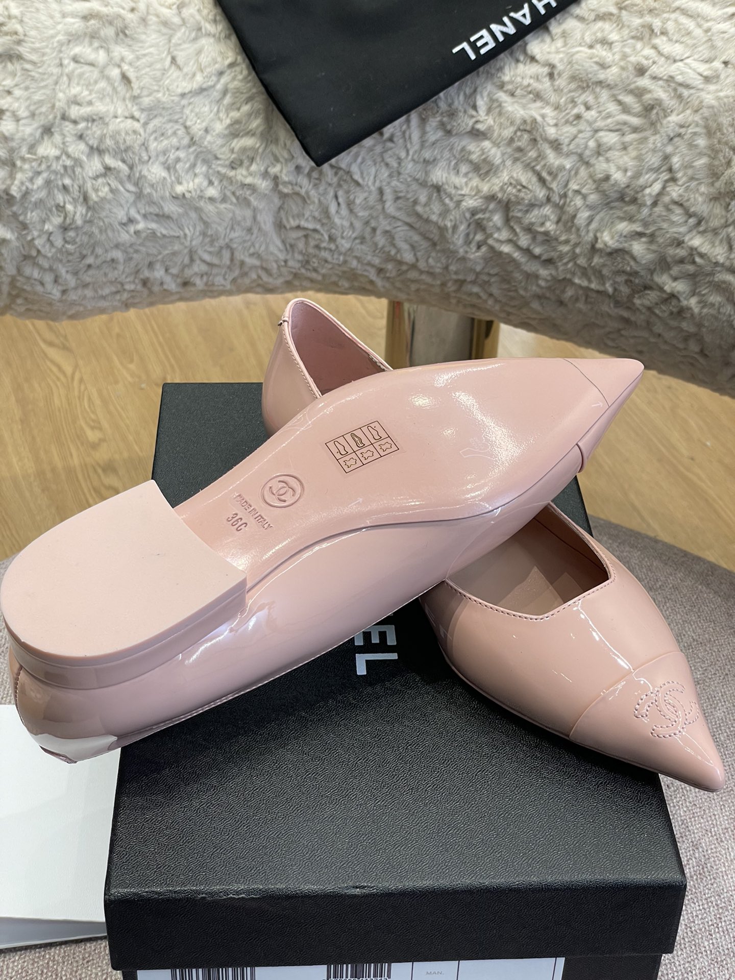 Ch@nel 2022ss Flap Shoes