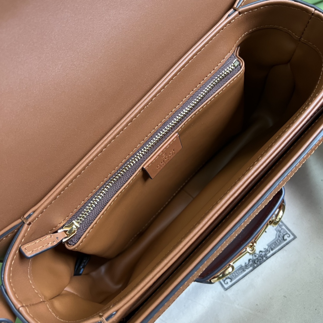 G*u*i 1955 horsebit shoulder bag-25*18*8cm