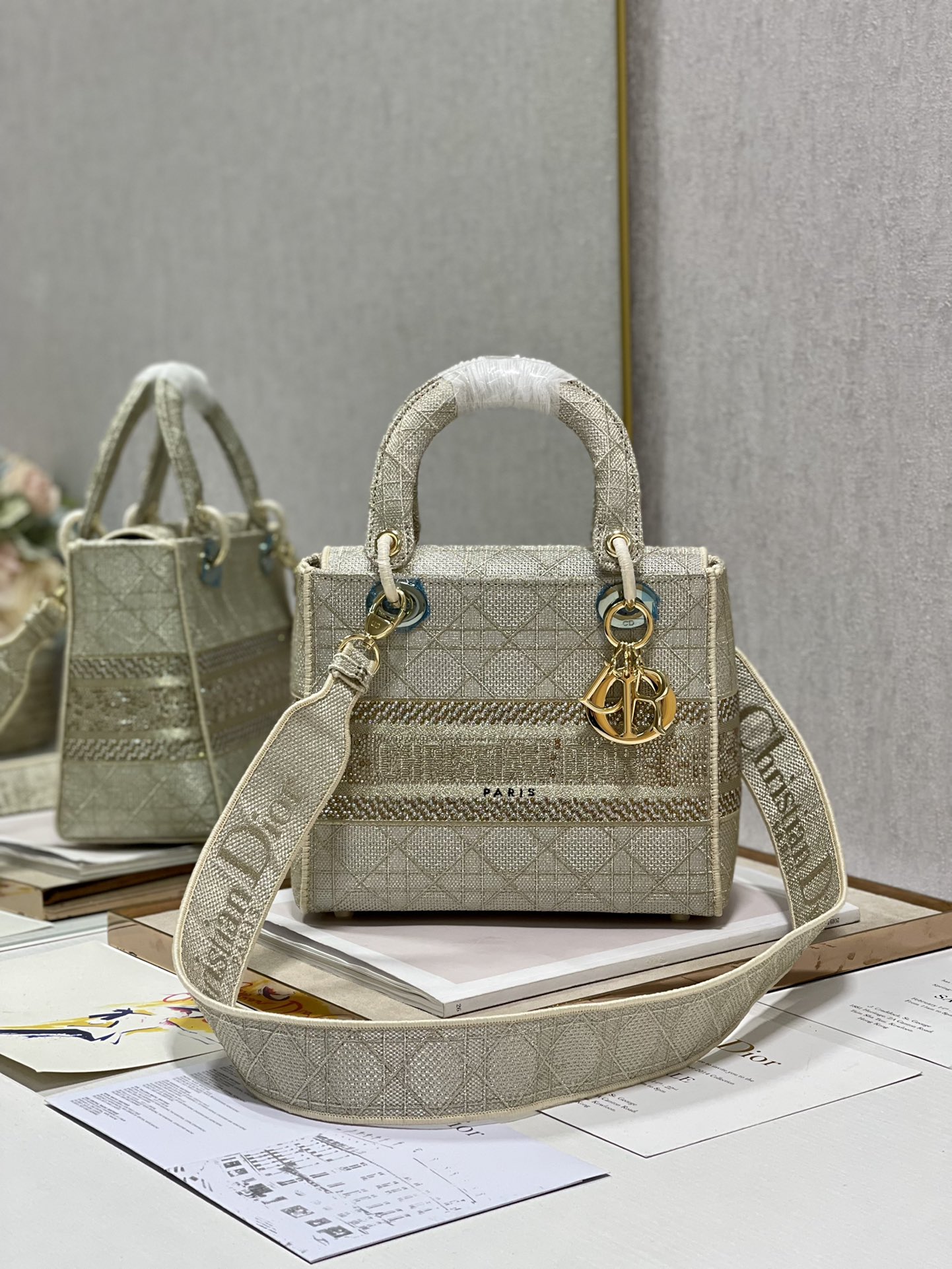 lady D*or handle bag-24cm