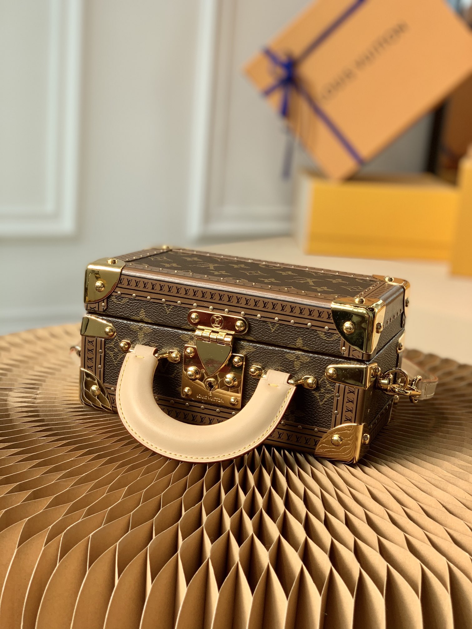 l0*is V*t0n coffret trésor handbags-22.5 x 14.5 x 11.5cm