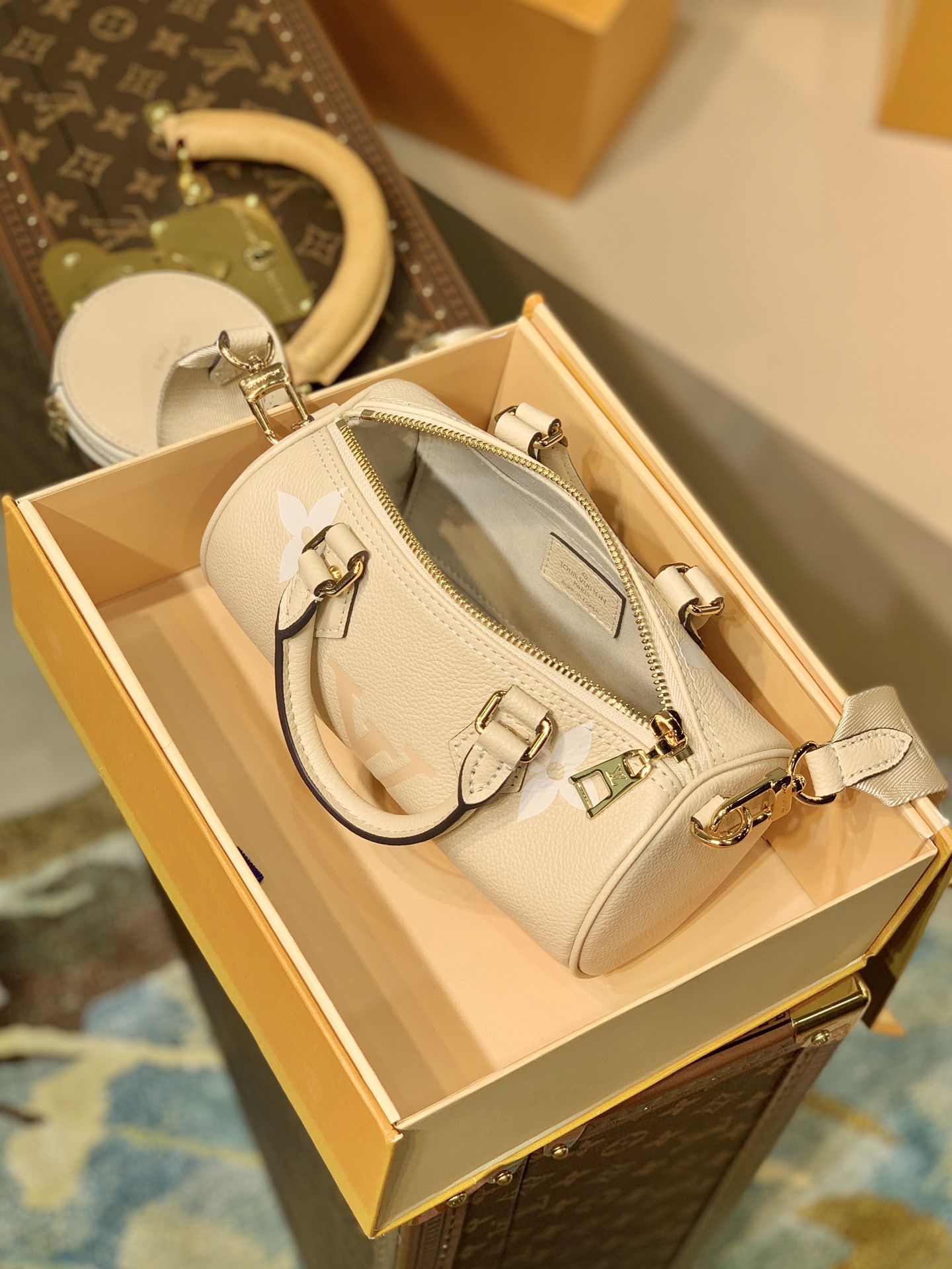 l0*is V*t0n m45707 papillon bb handbag-20*10*10cm