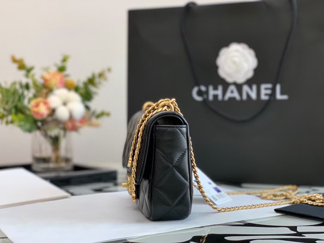 Ch@nel Flap Bag-18×12×5CM