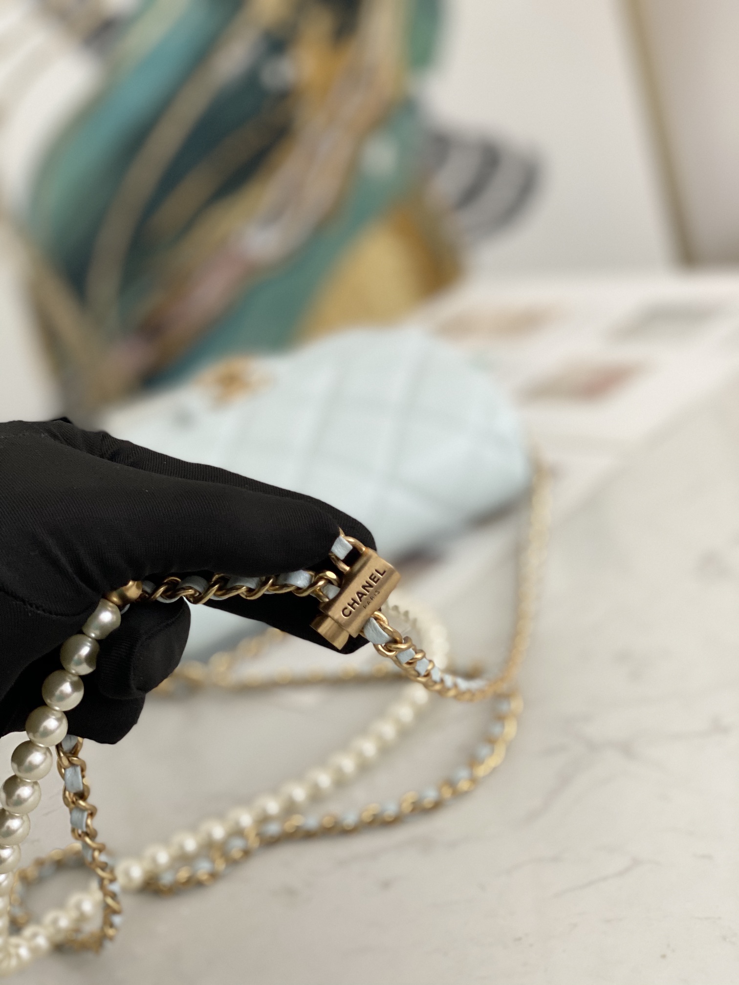 Ch@nel Flap Bag-13*19*6CM