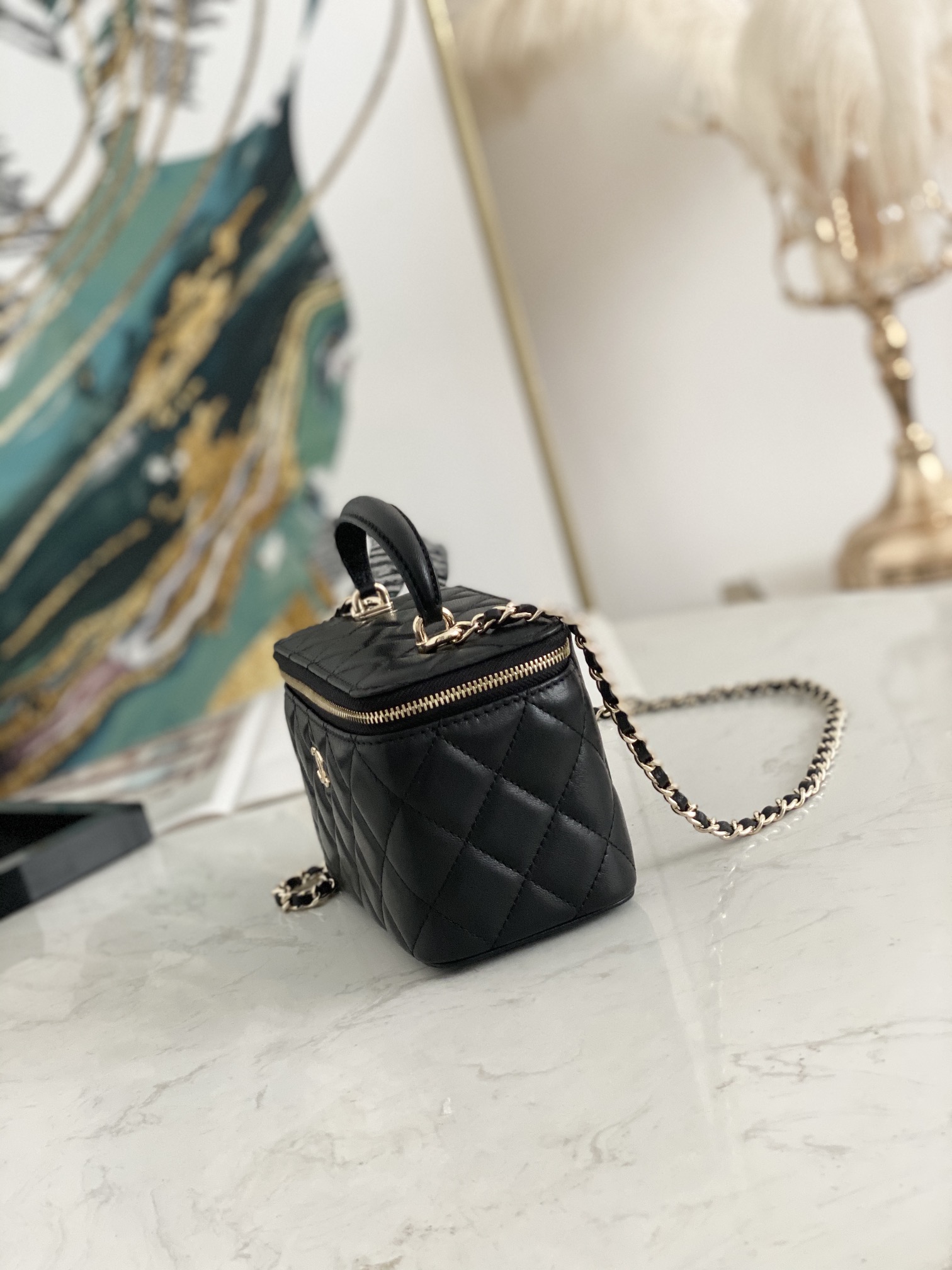 Ch@nel Cosmetic Bag-9.5*17* 8CM