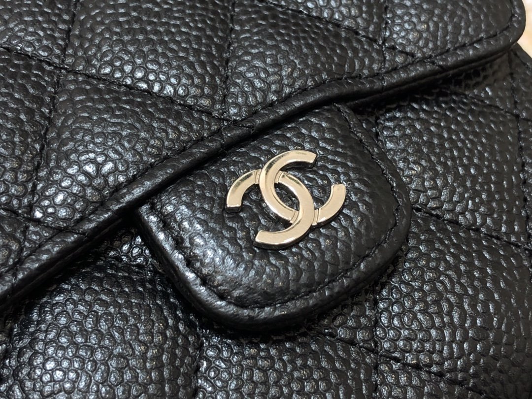 Ch@nel Wallet-Silver Harware-11*10CM