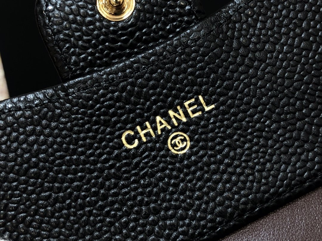 Ch@nel Wallet-Gold Harware-11*10CM