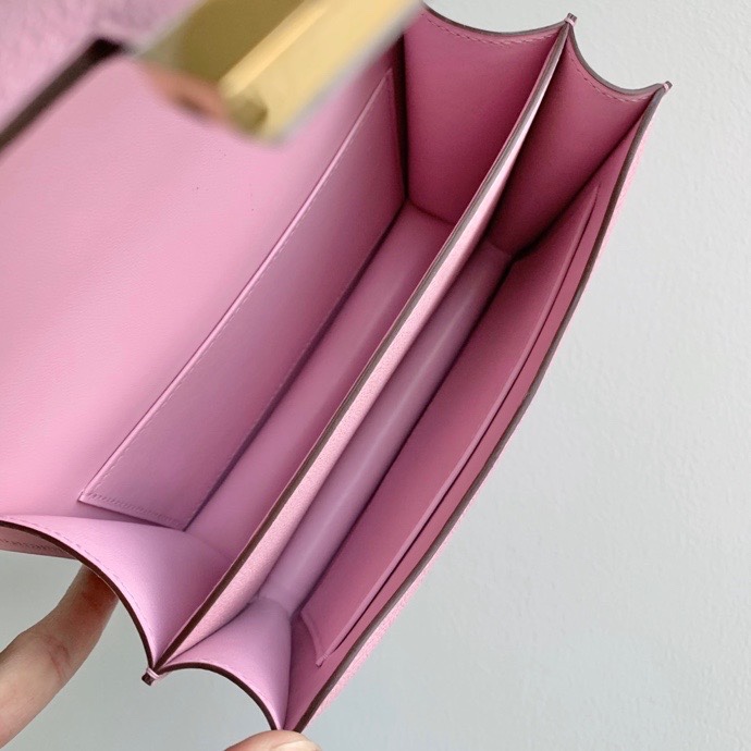 H**mes constance epsom leather-19cm