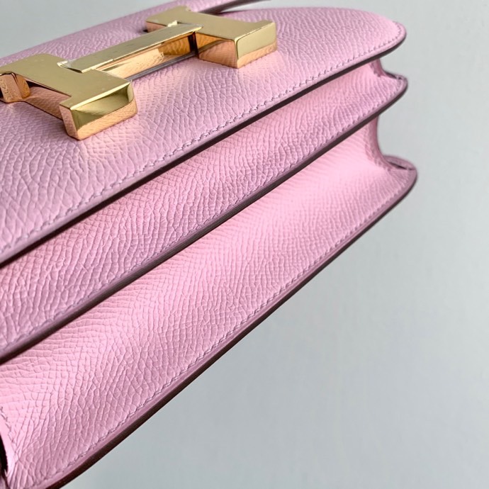 H**mes constance epsom leather-19cm