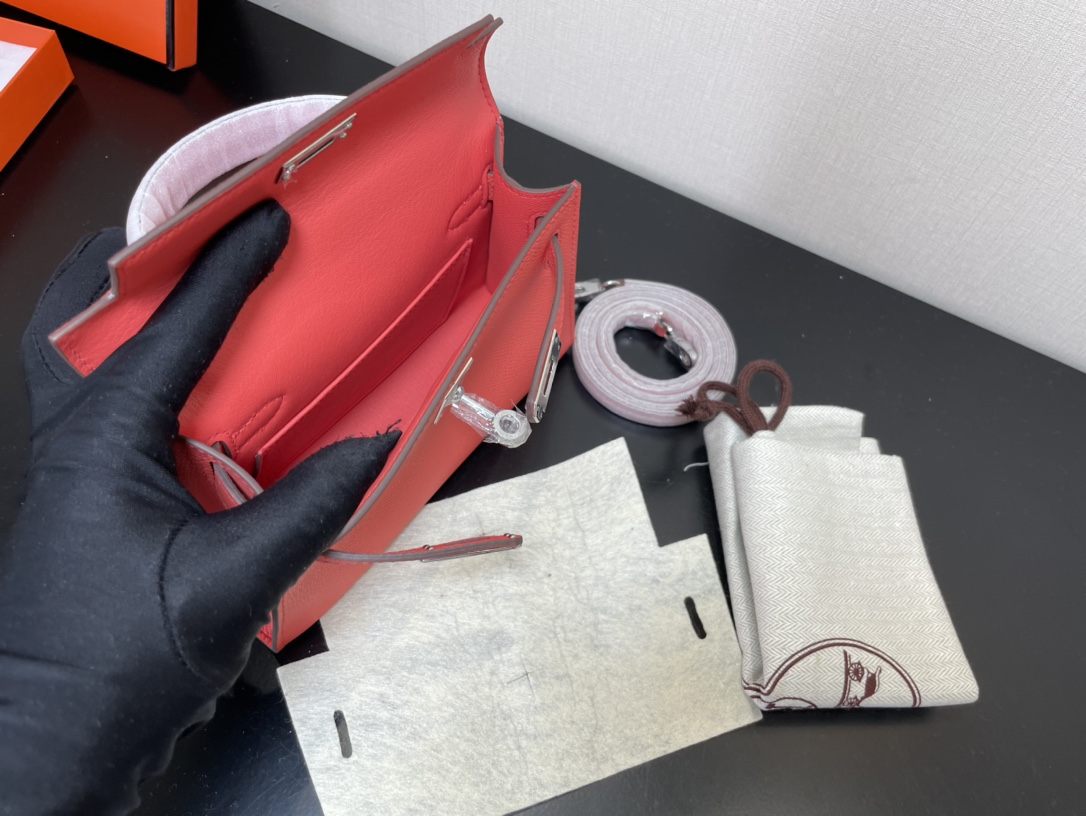 H**mes kelly-gold&silver hardware-19cm