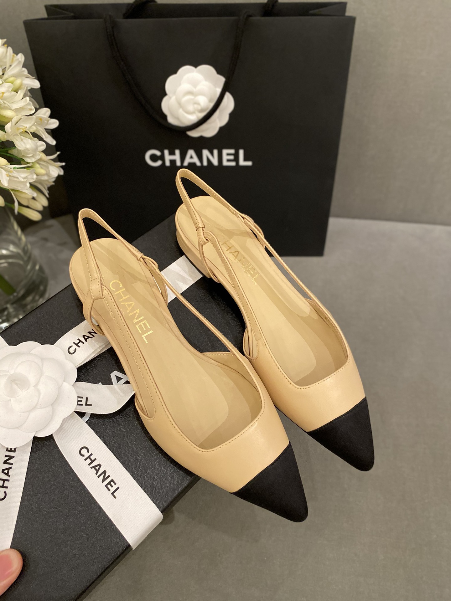 Ch@nel 2021ss Slingbacks