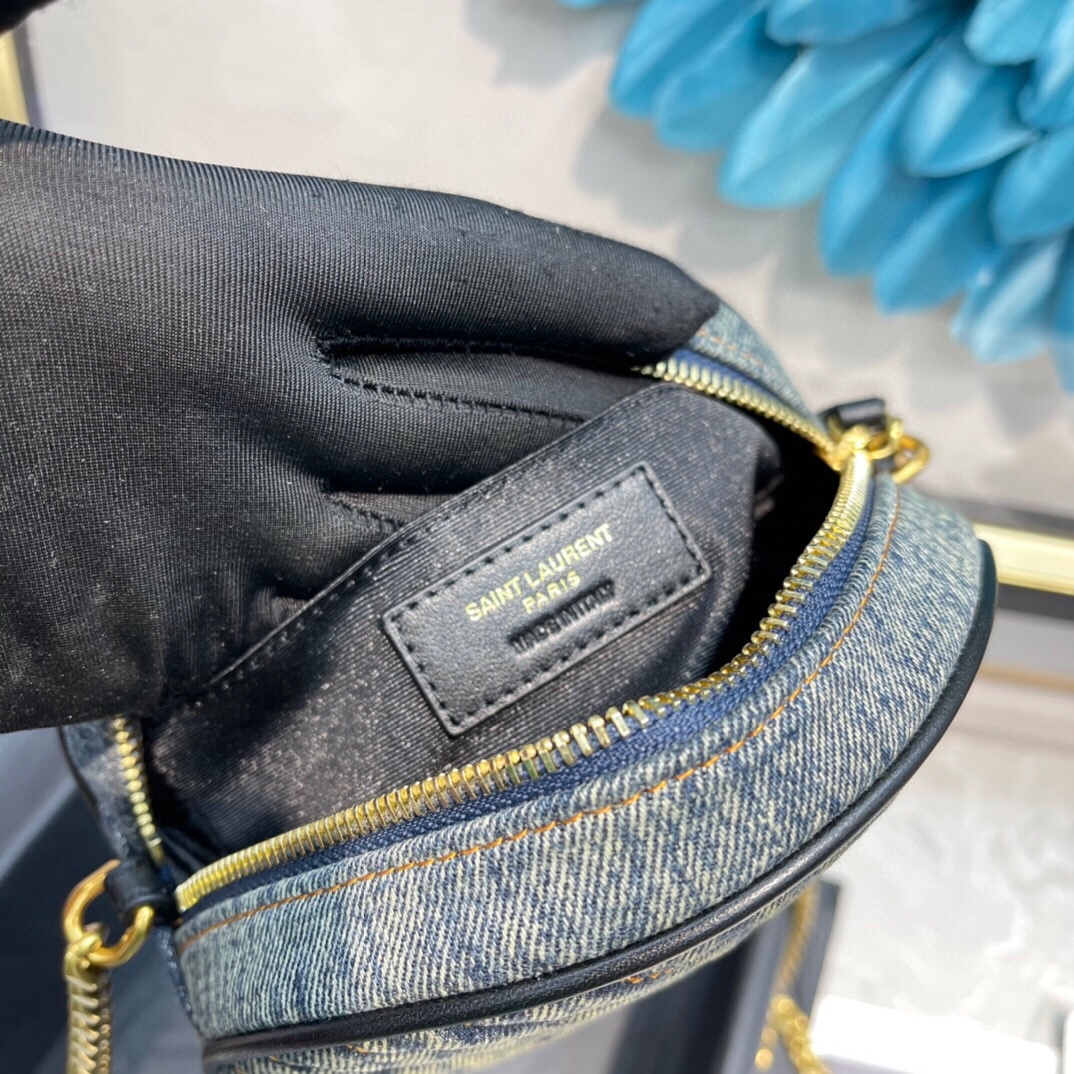 Y*L vinyle round bag-17*17*5.5cm