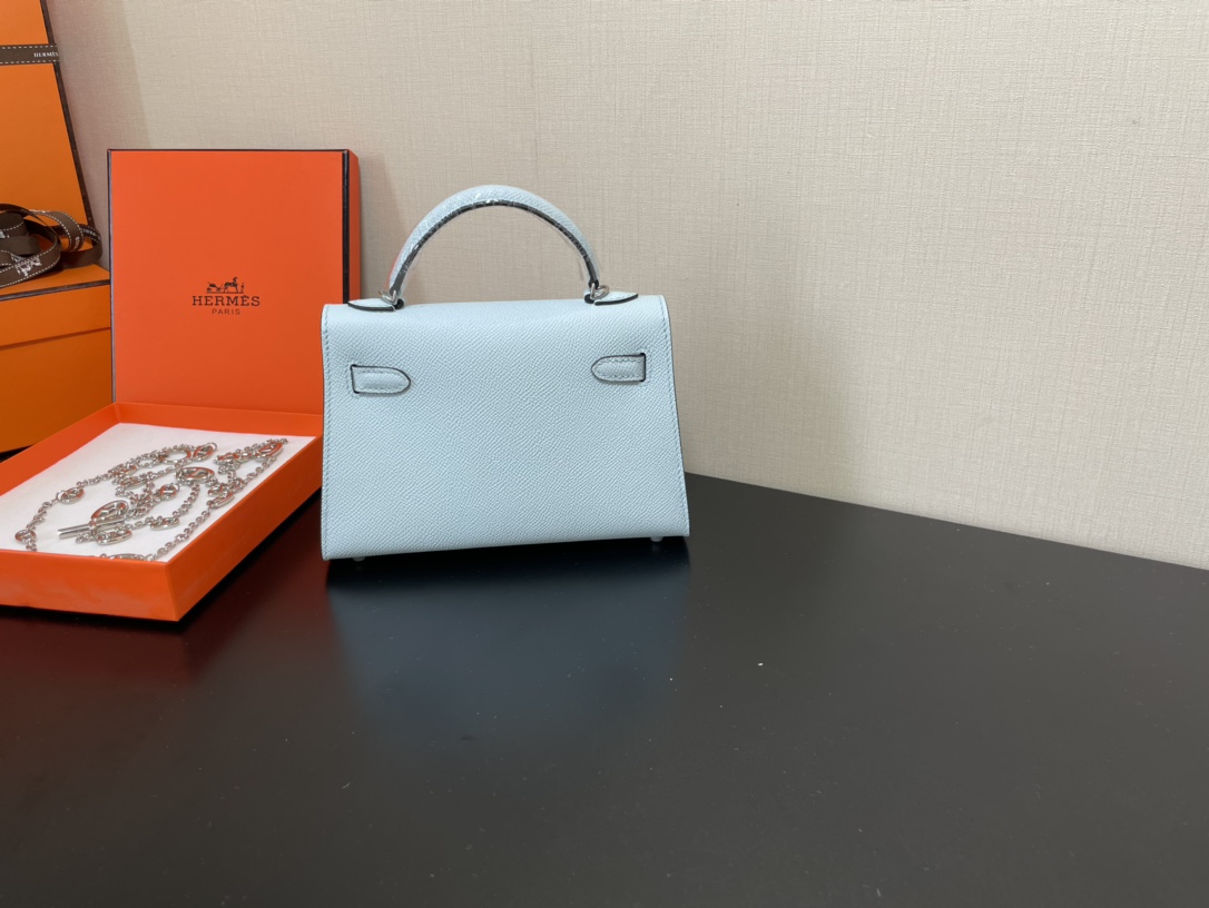 H**mes kelly-gold&silver hardware-19cm