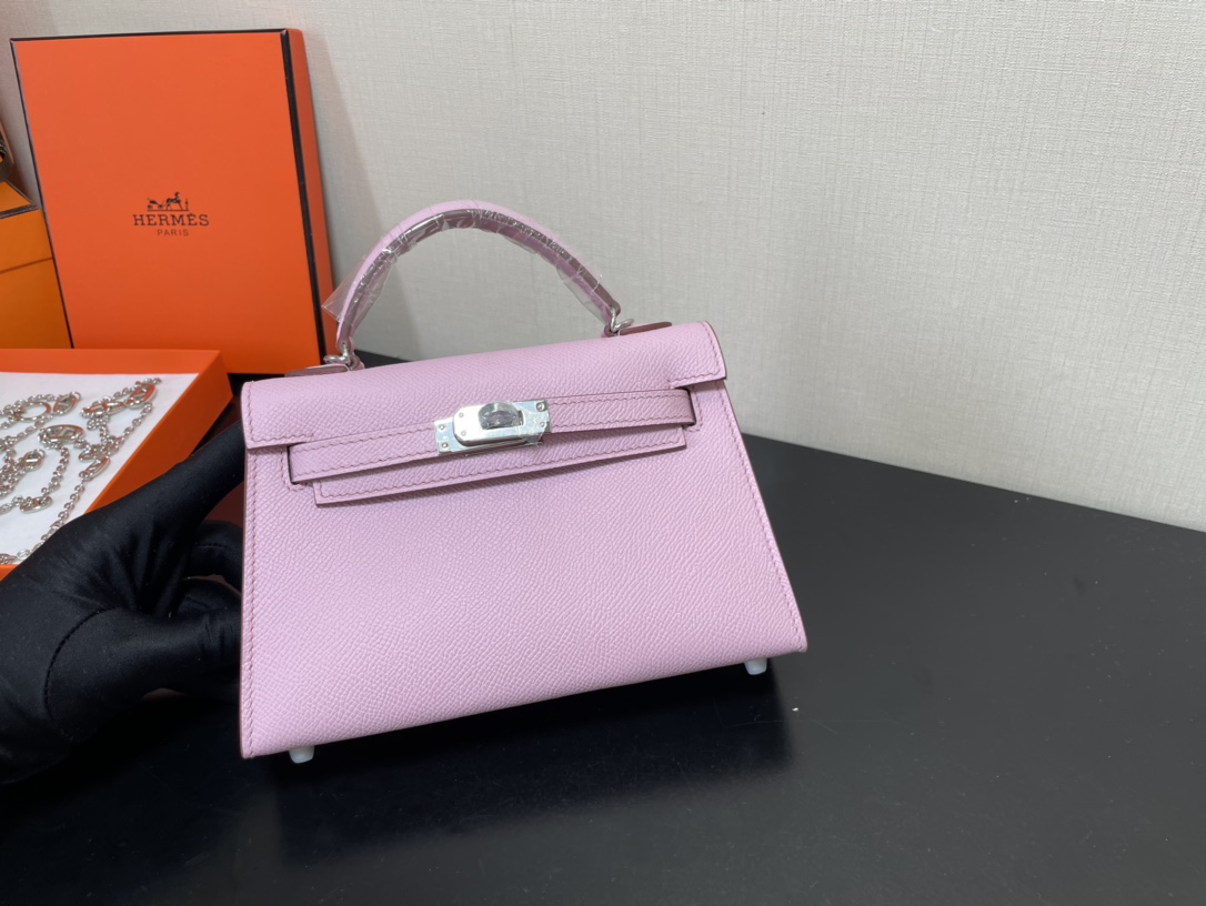 H**mes kelly-gold&silver hardware-19cm