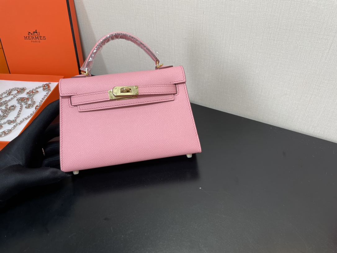 H**mes kelly-gold&silver hardware-19cm