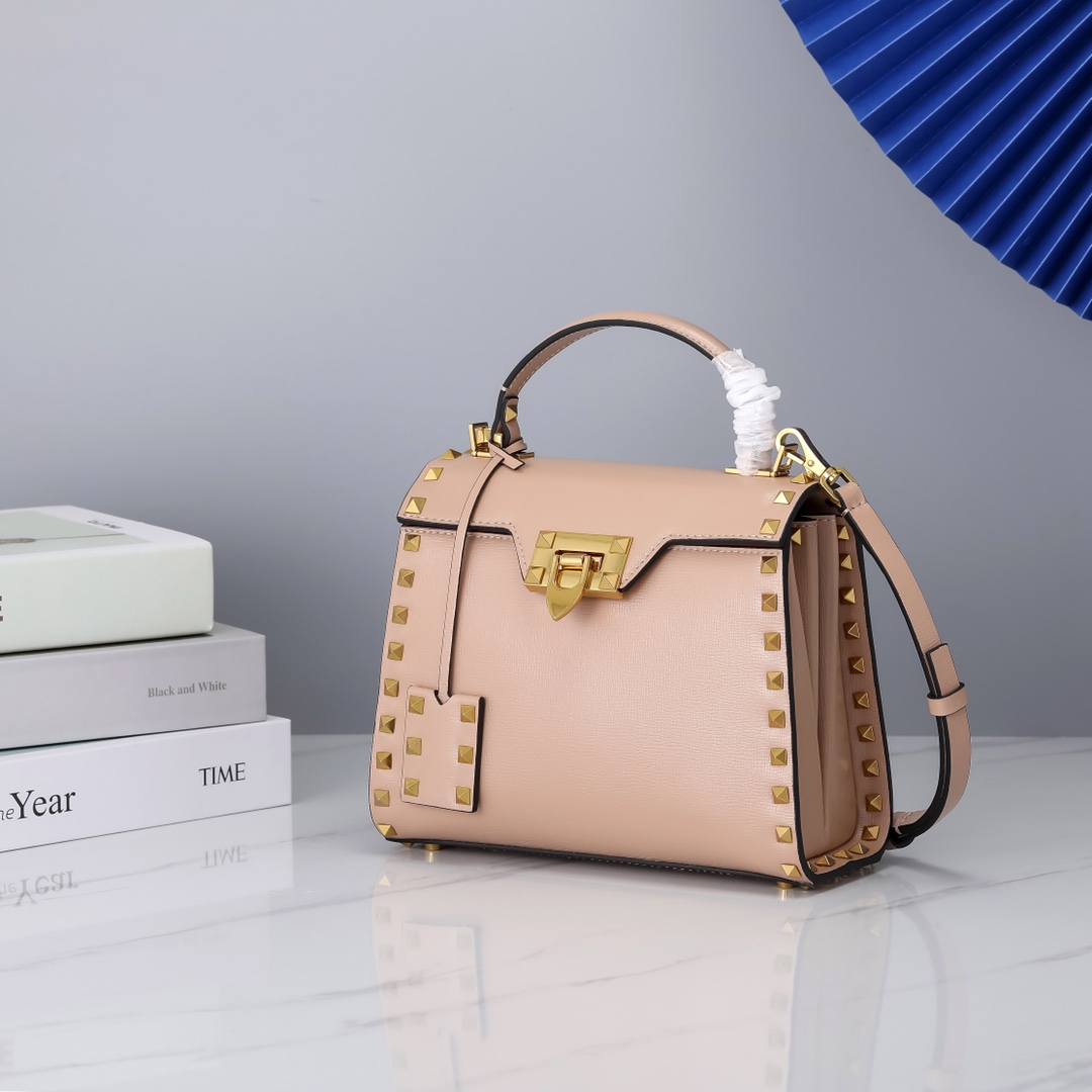 Va1e*ntin0 garavani rockstud alcove-22*17*9cm