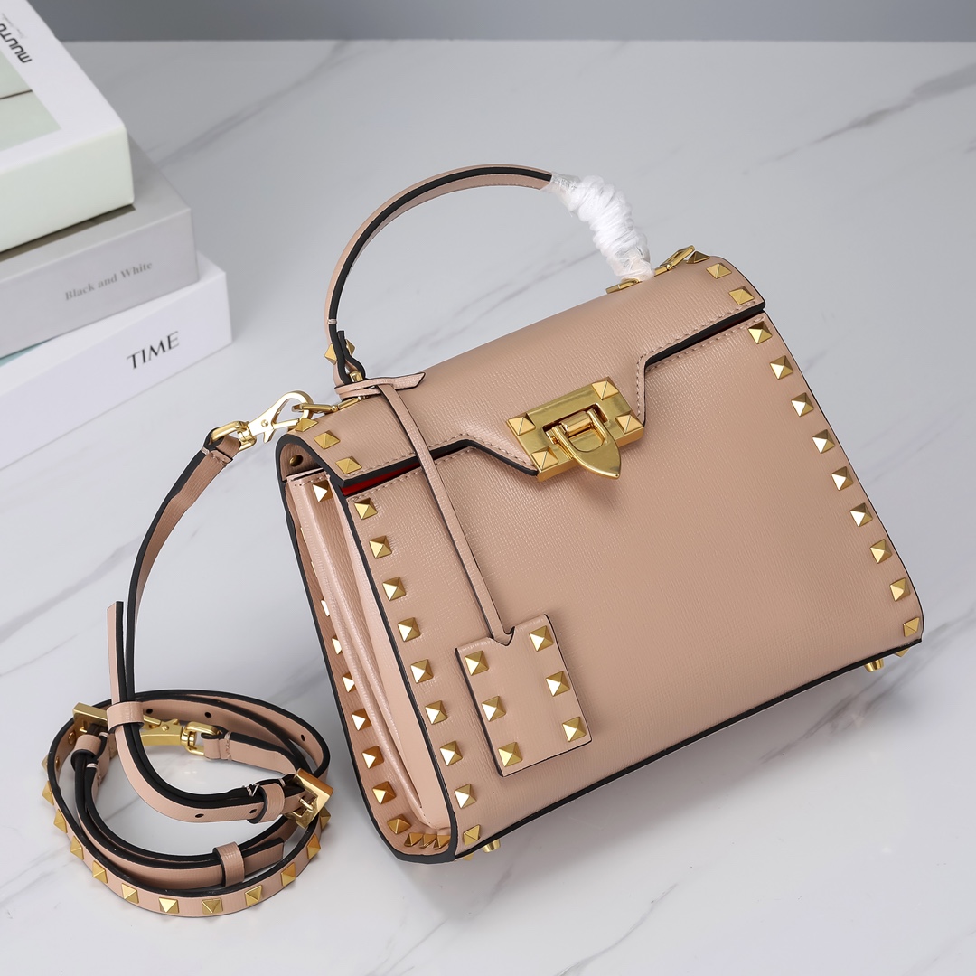 Va1e*ntin0 garavani rockstud alcove-22*17*9cm