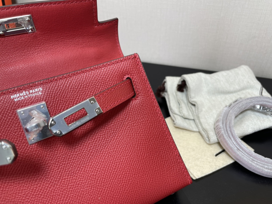 H**mes kelly-gold&silver hardware-19cm