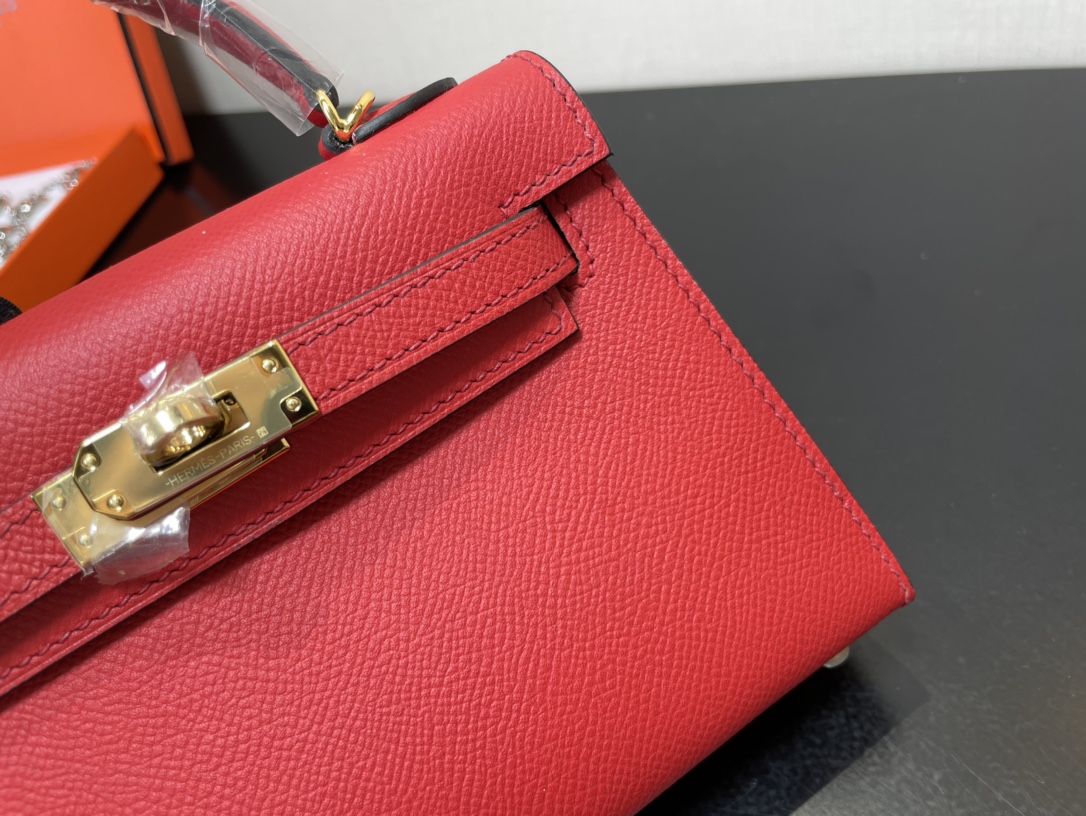 H**mes kelly-gold&silver hardware-19cm