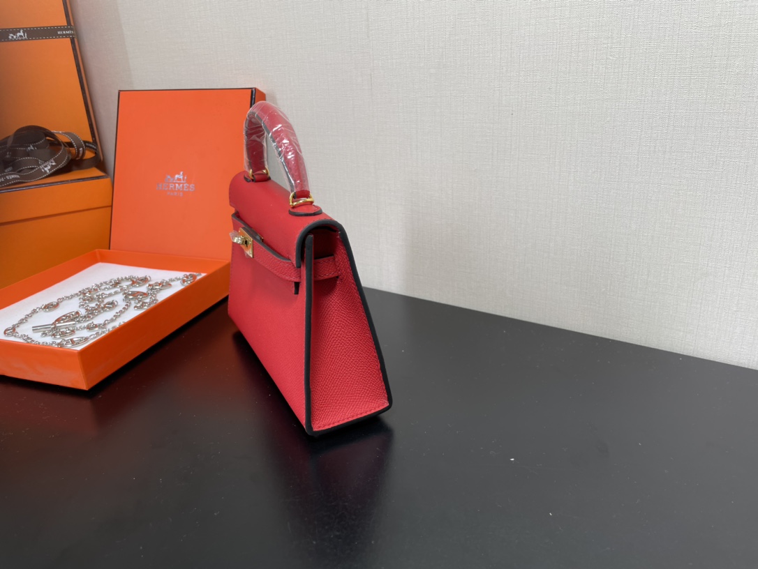 H**mes kelly-gold&silver hardware-19cm