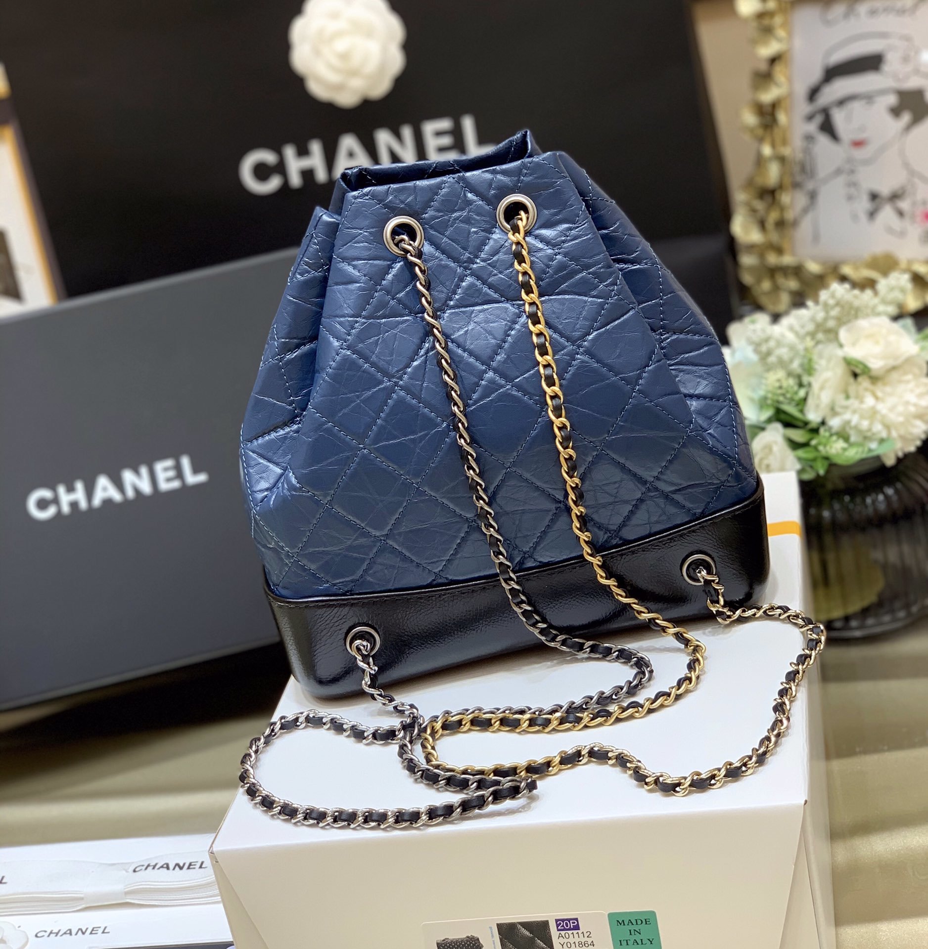 Ch@nel Gabrielle Backpack-23x22.5x10.5CM