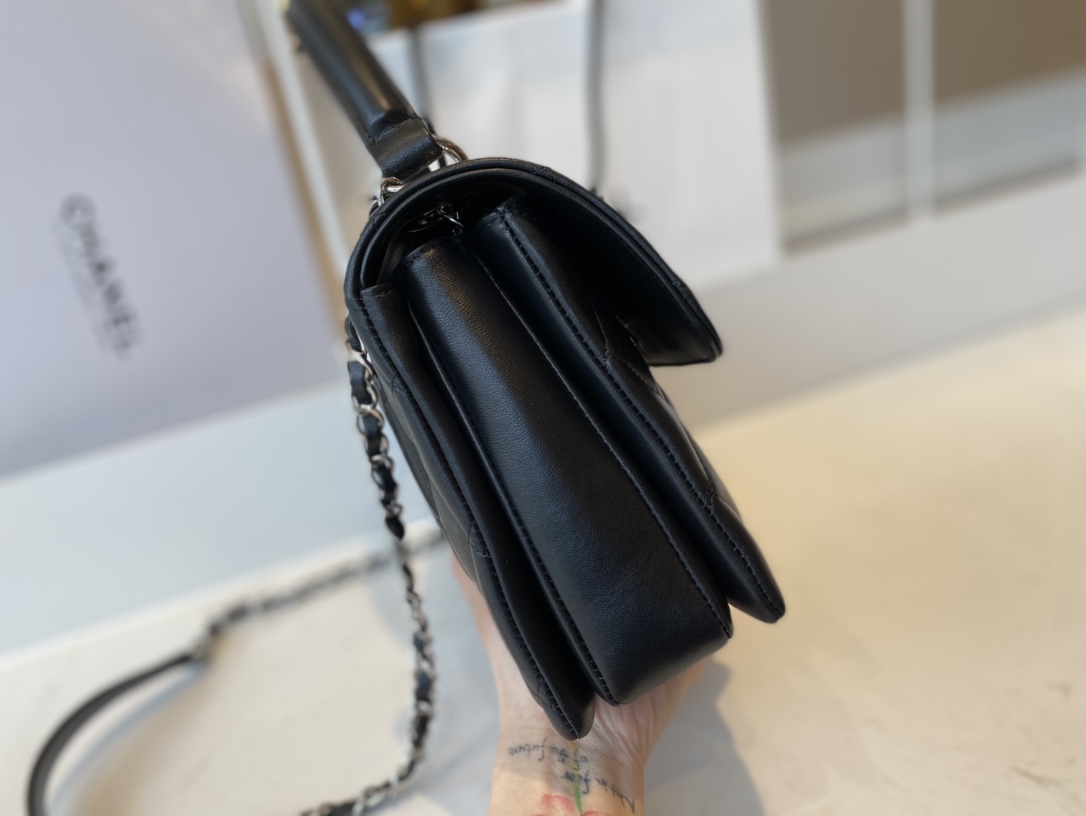 Ch@nel Trendy CC-Silver-25*17*12CM