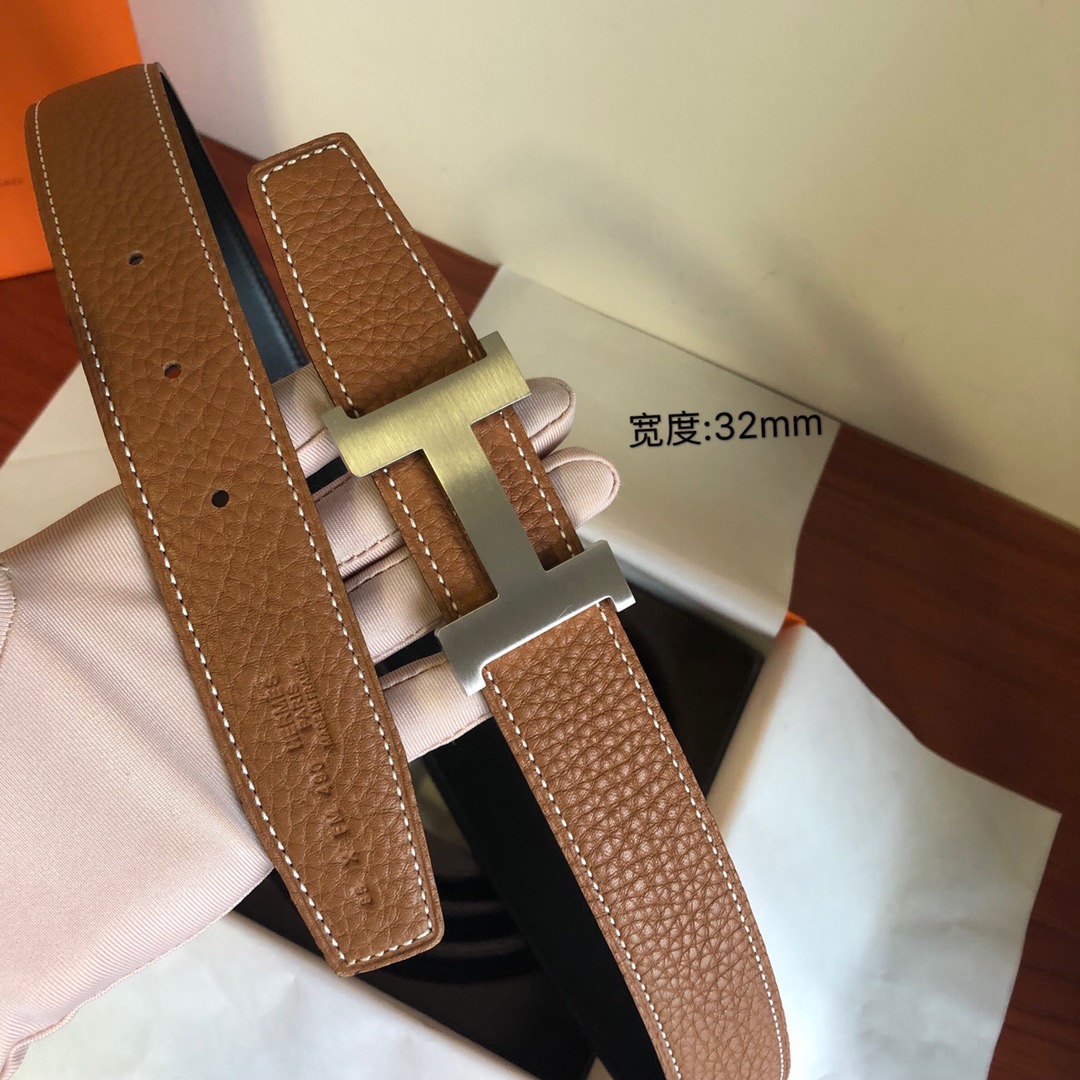 H**mes belt-3.2cm