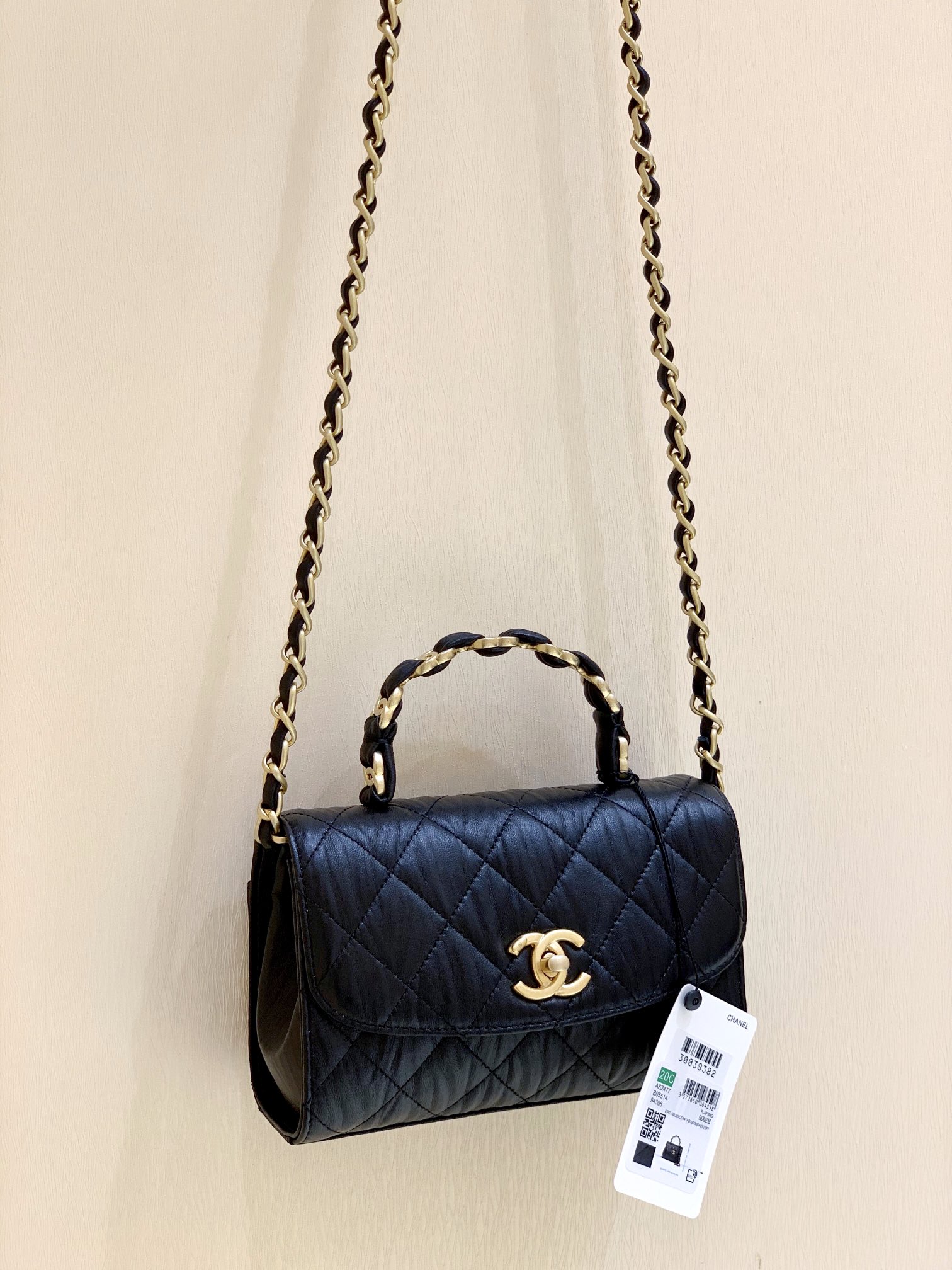 Ch@nel Top Handbags-AS2477-19.5x12.5x7CM