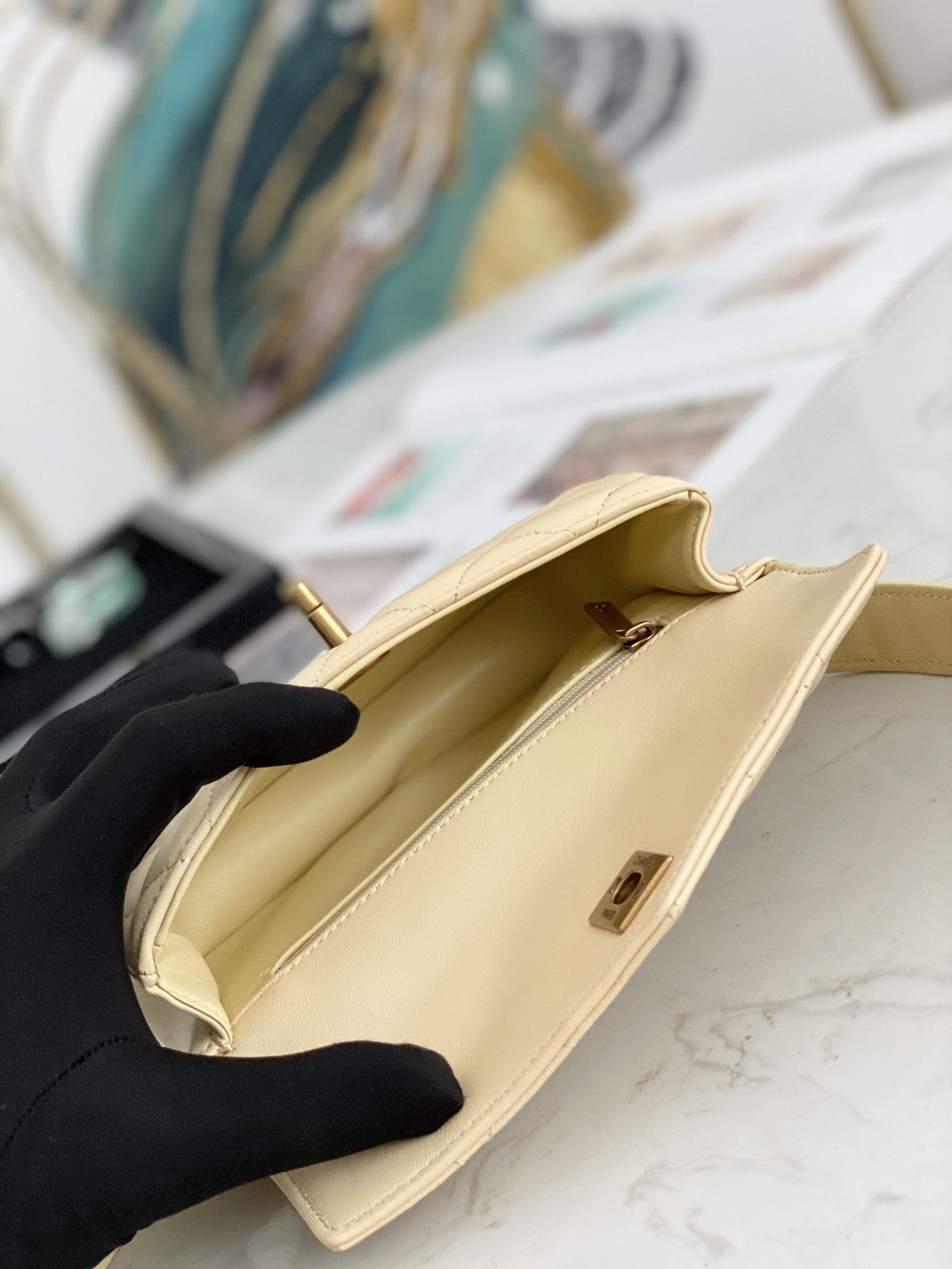 Ch@nel Waist Bag-18*3.5*12CM