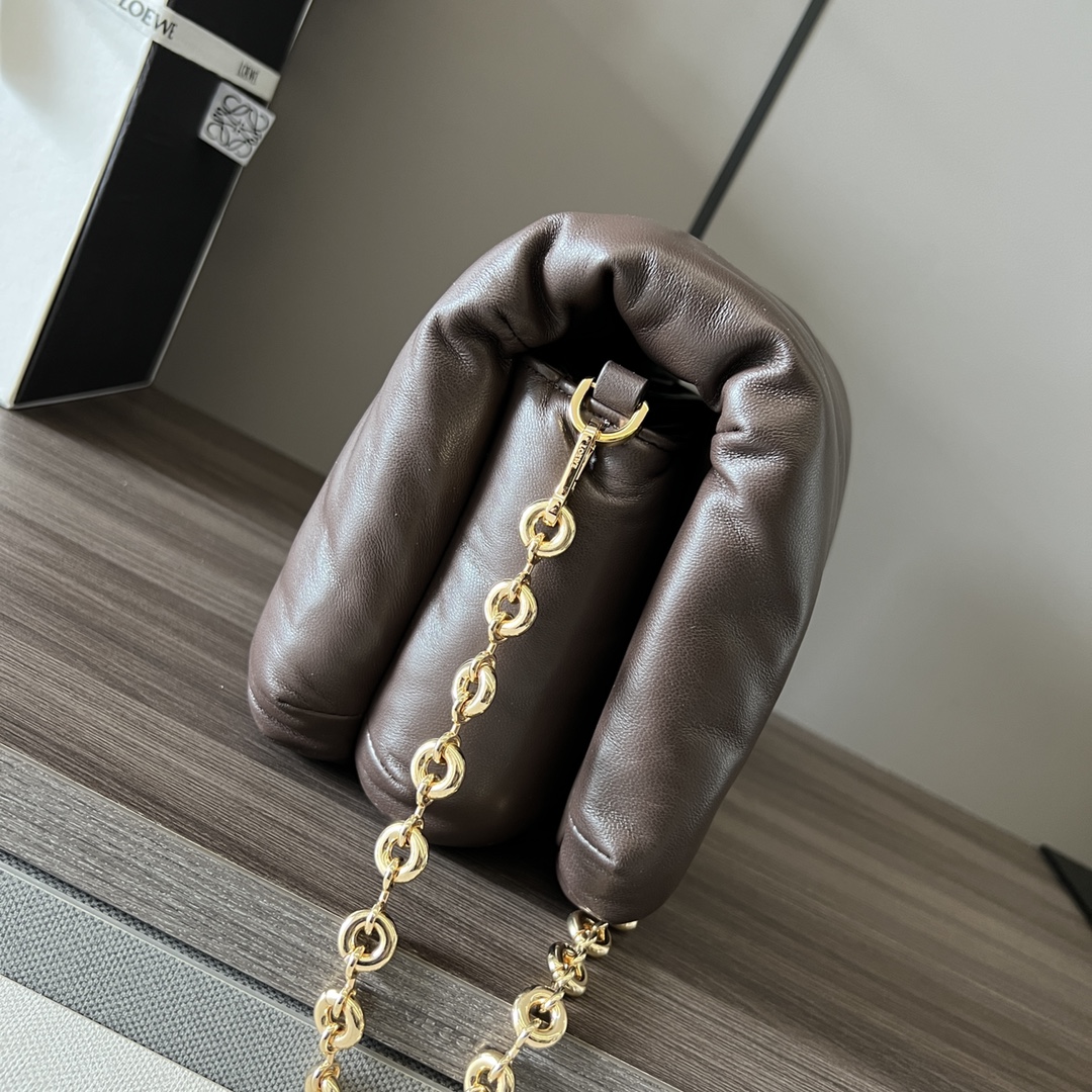 L0ew* puffer goya bag-23*13*6cm