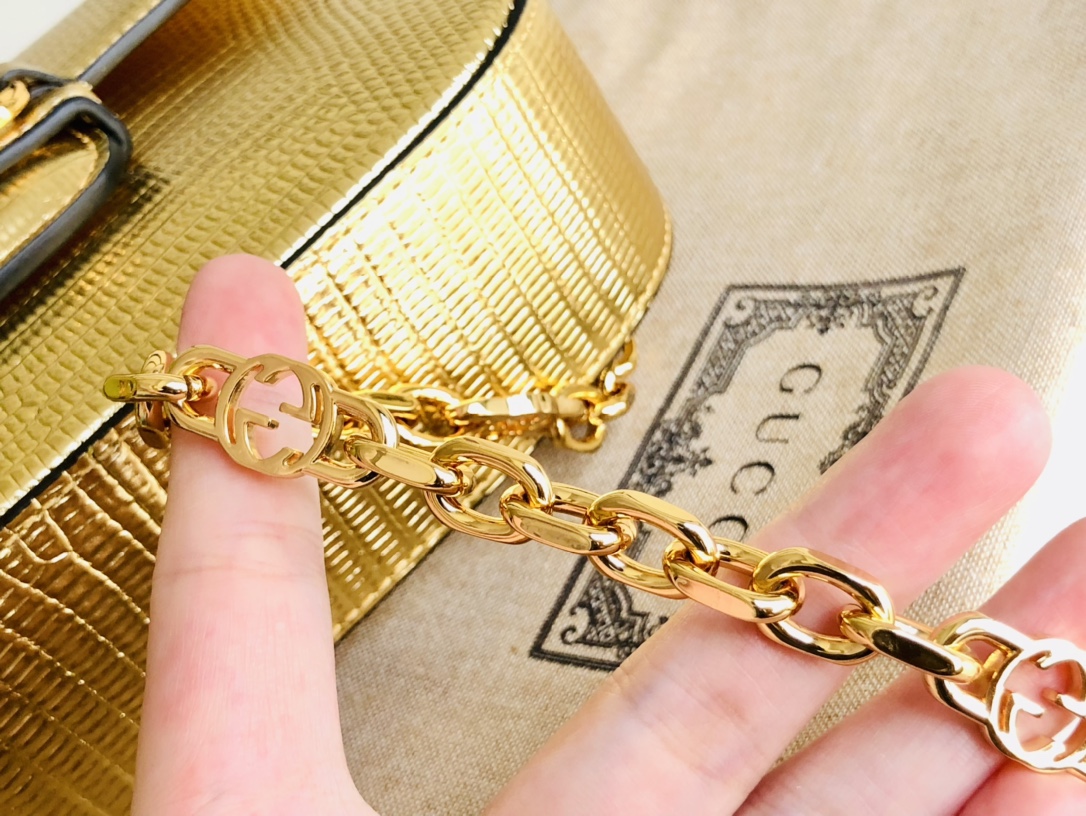 G*u*i 1955 horsebit shoulder bag-20.6*14.4*5.1cm