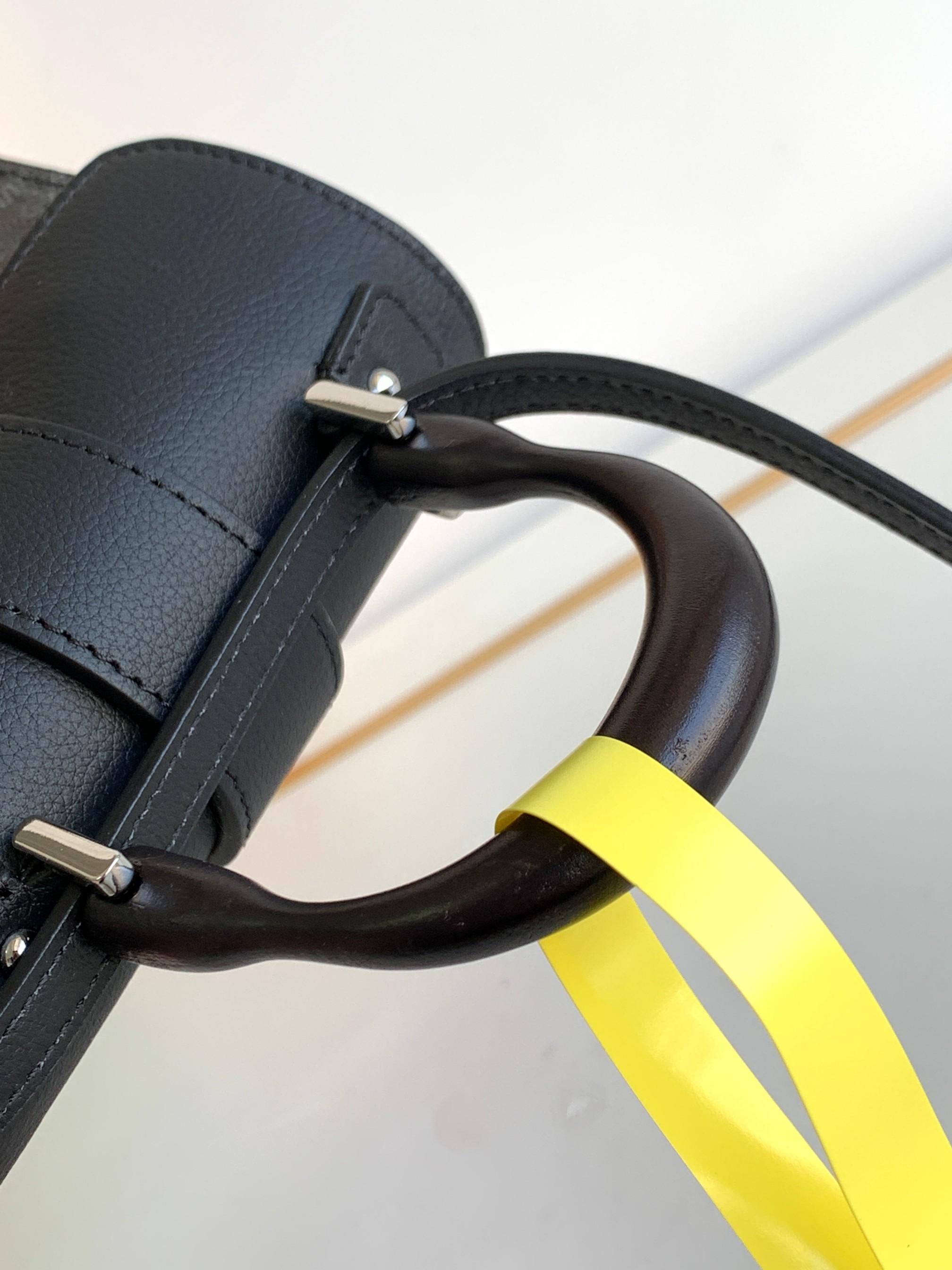 Go*ard coated canvas and leather saigon top handle bag-11.5x7x14.5cm