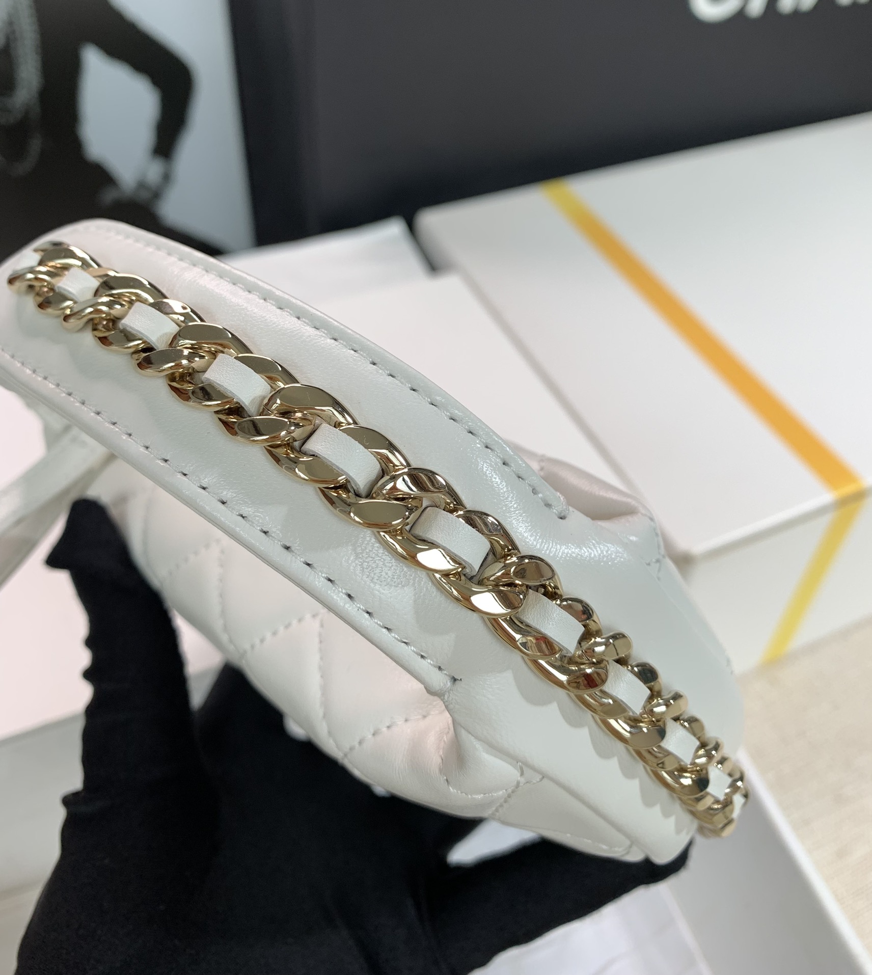 Ch@nel Pouch Bag-16*16*5.5CM