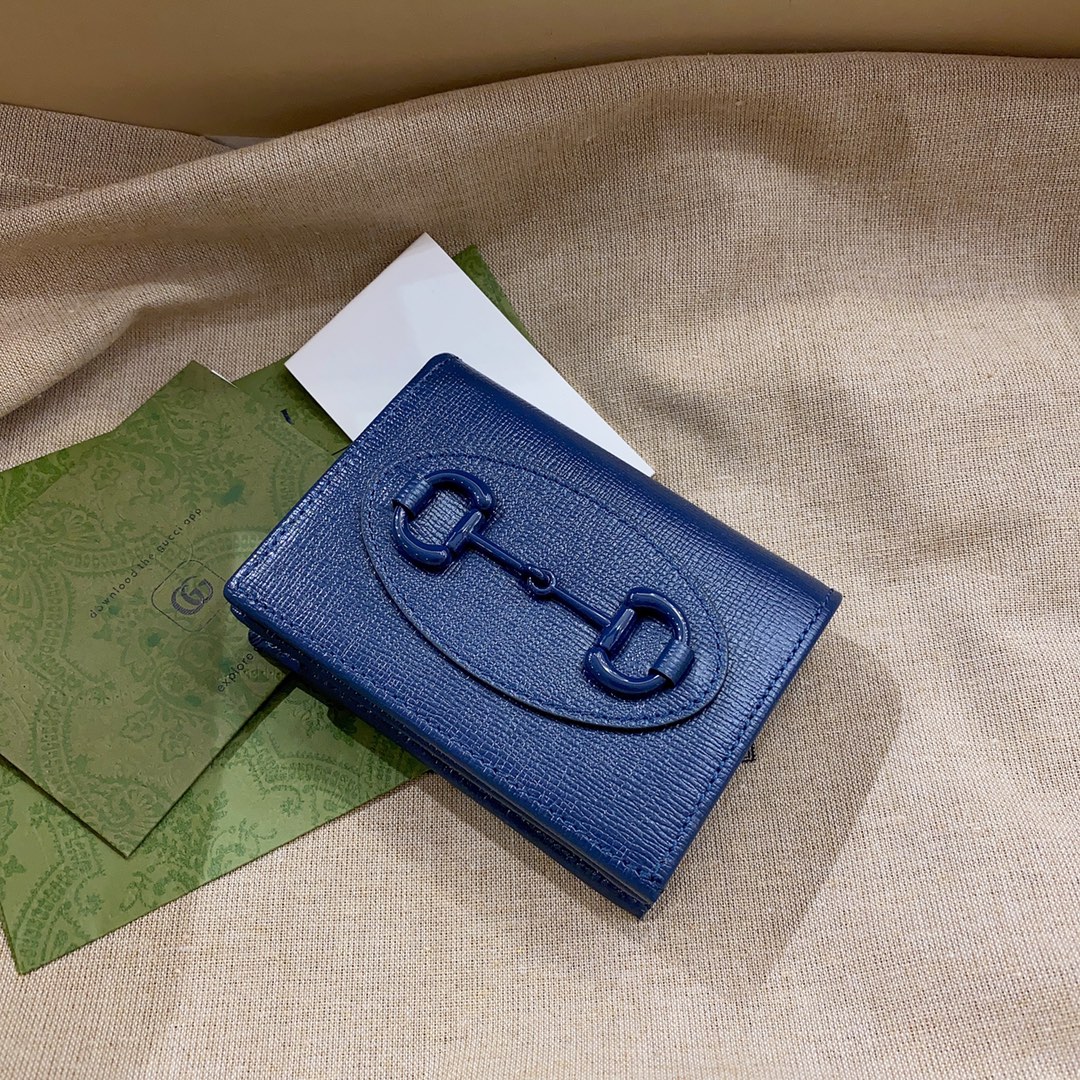 G*u*i 1955 horsebit wallet-11x 8.5 x 3cm