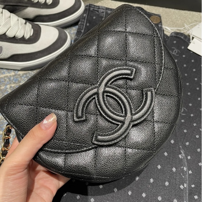 Ch@nel Vintage Saddle Bag-19*16*7CM