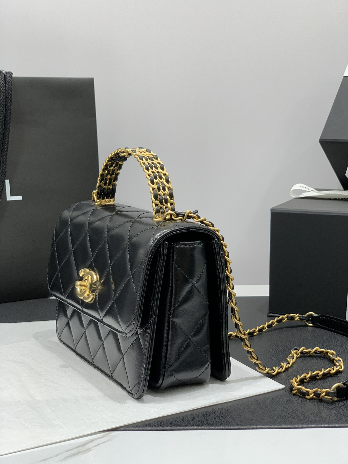 Ch@nel Flap Bag-20*14*7.5CM