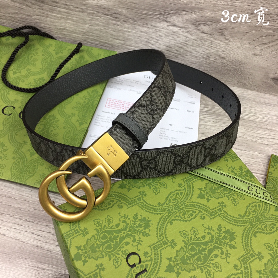 G*u*i belt-3cm
