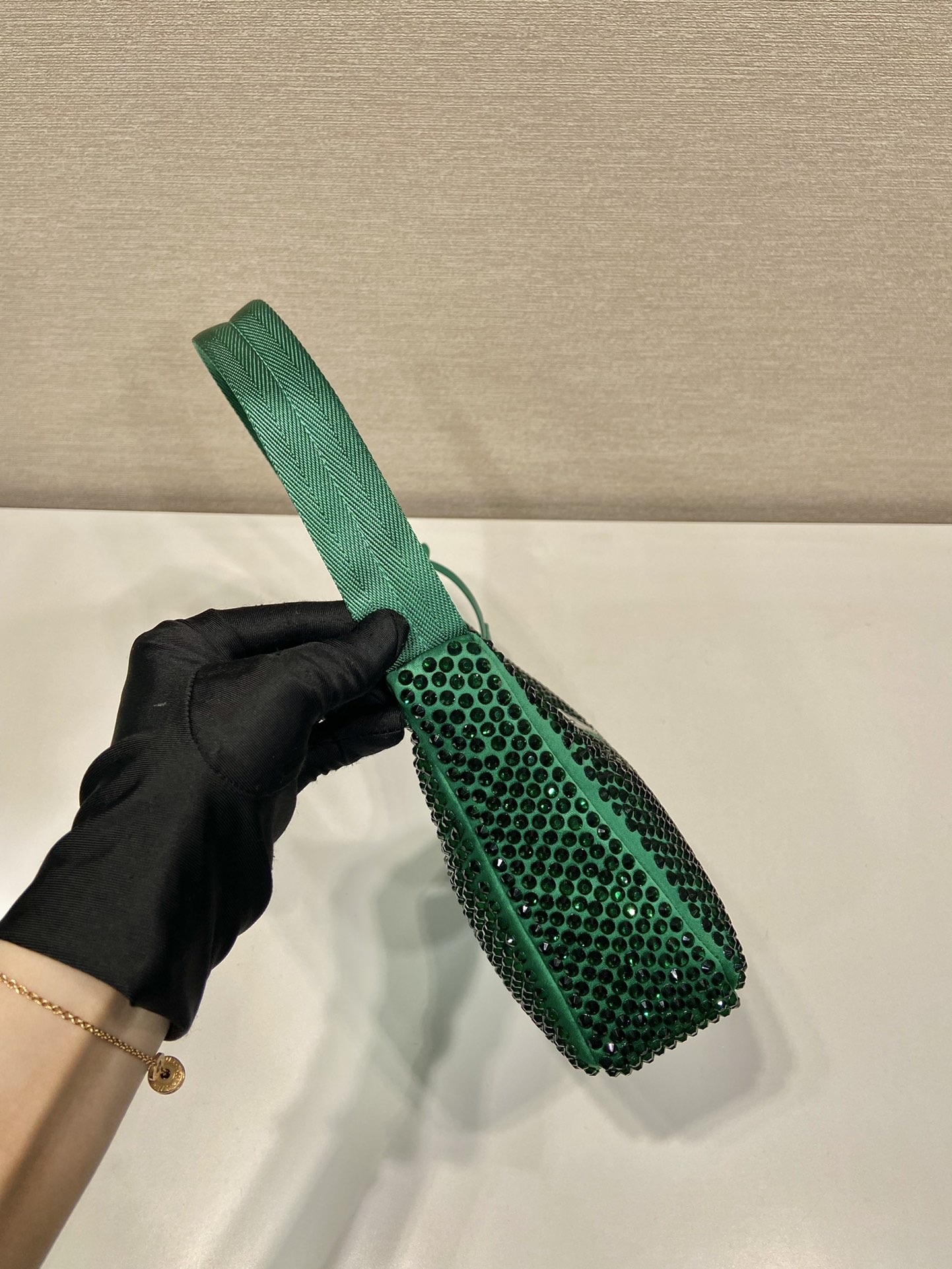 Pra*a nylon 1ne515 hobo bag-23*14*5cm